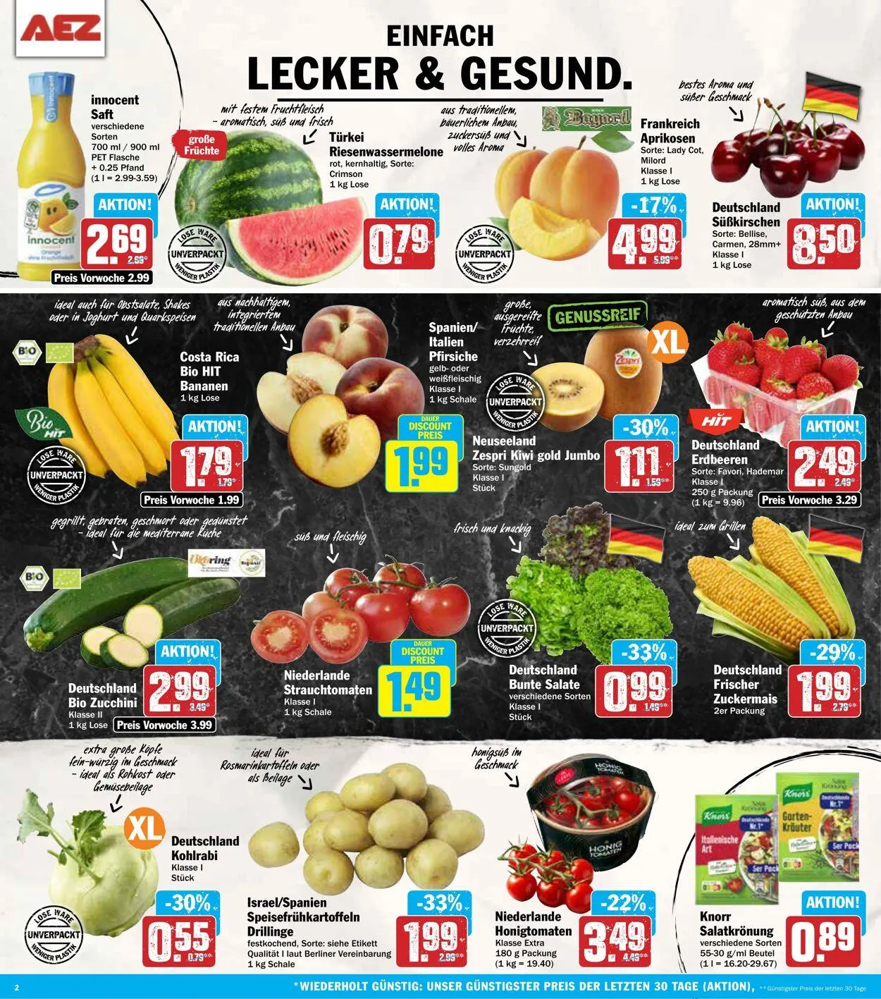 AEZ Aktueller Prospekt von 7. Juli bis 12. Juli 2025 - Prospekt seite 2