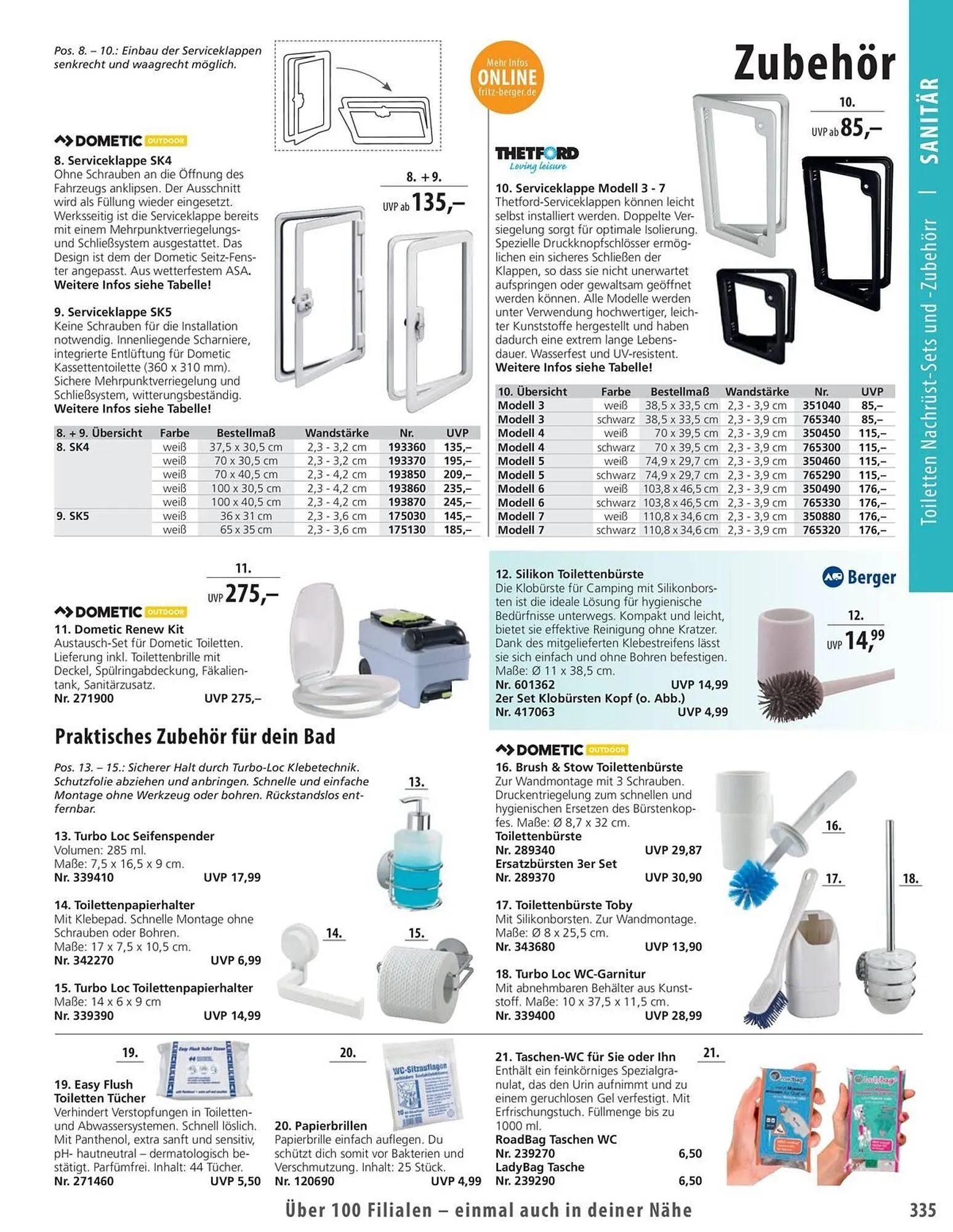 Fritz Berger Prospekt von 27. Mai bis 31. Dezember 2025 - Prospekt seite 335