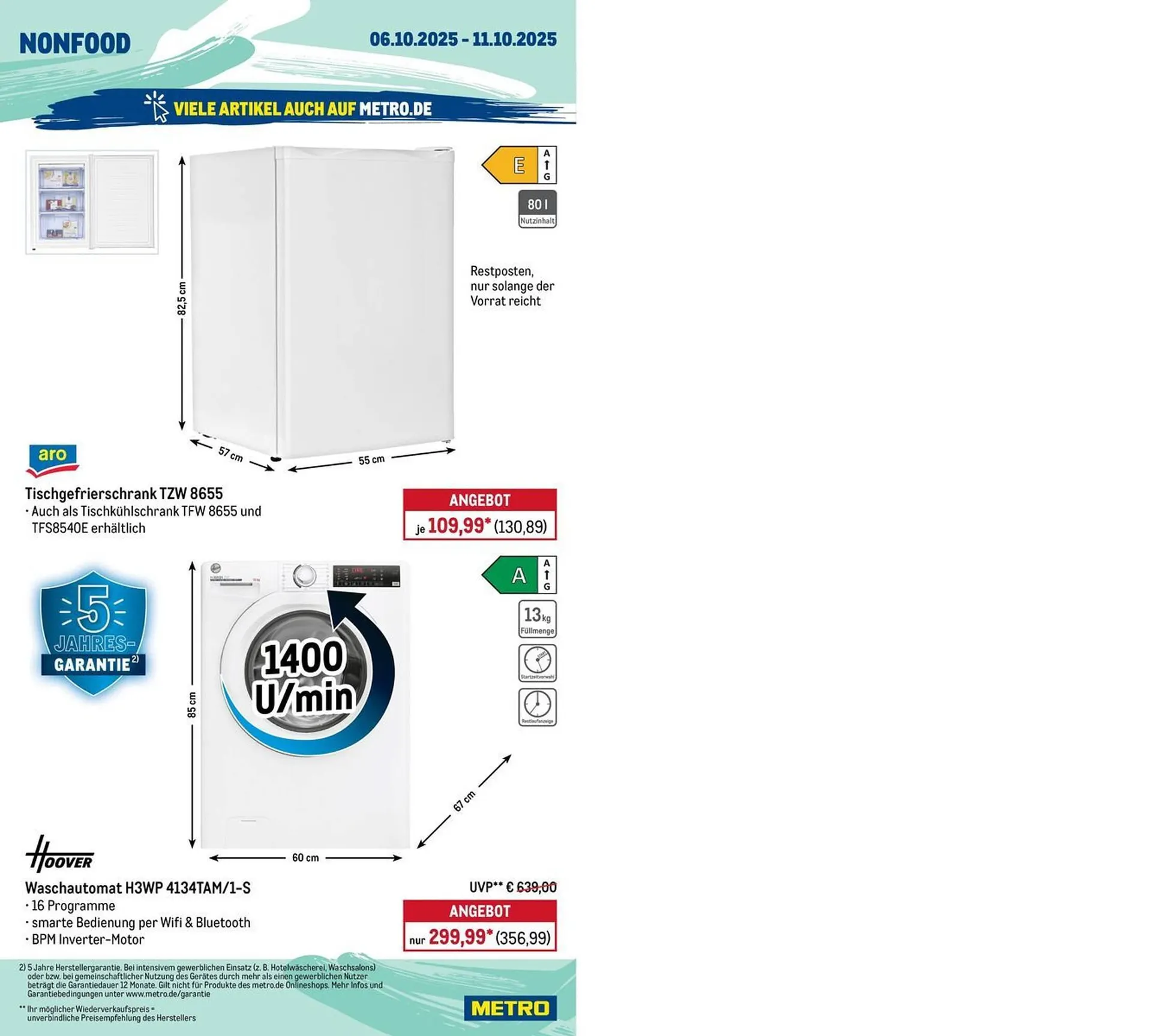METRO Prospekt von 6. Oktober bis 11. Oktober 2025 - Prospekt seite 18