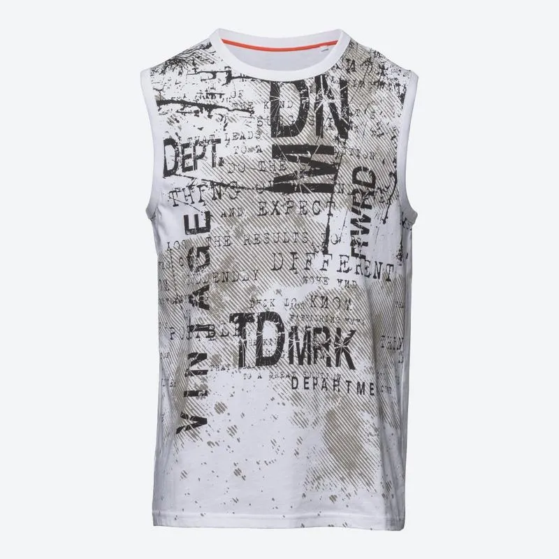 Herren-Muskelshirt mit Frontdruck