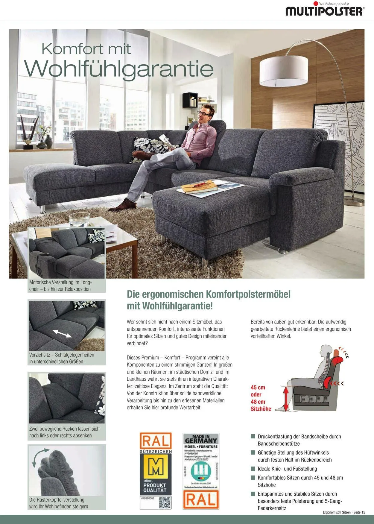 Multipolster Aktueller Prospekt von 2. Juni bis 16. Juni 2025 - Prospekt seite 15
