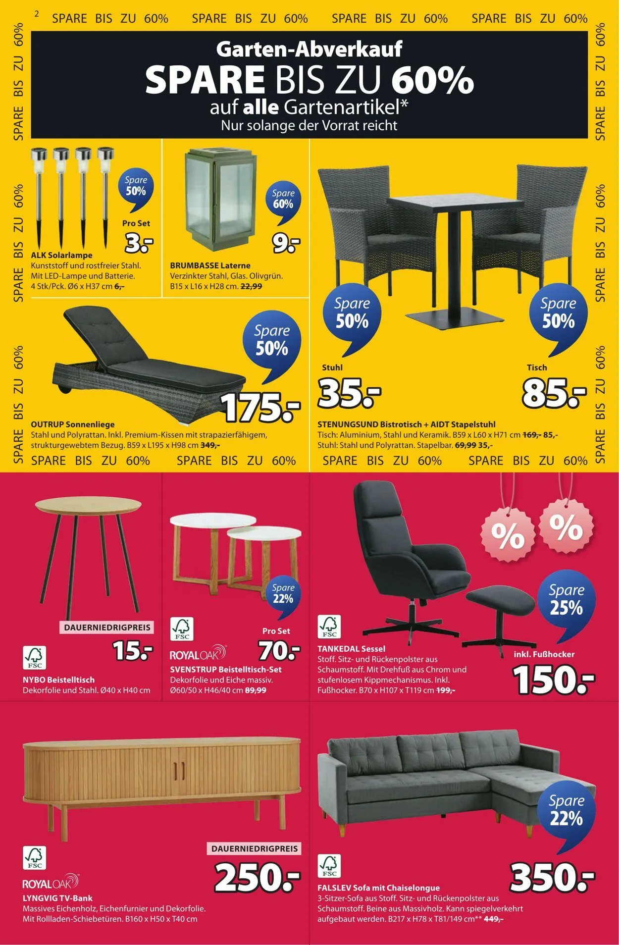 JYSK von 11. August bis 25. August 2025 - Prospekt seite 3
