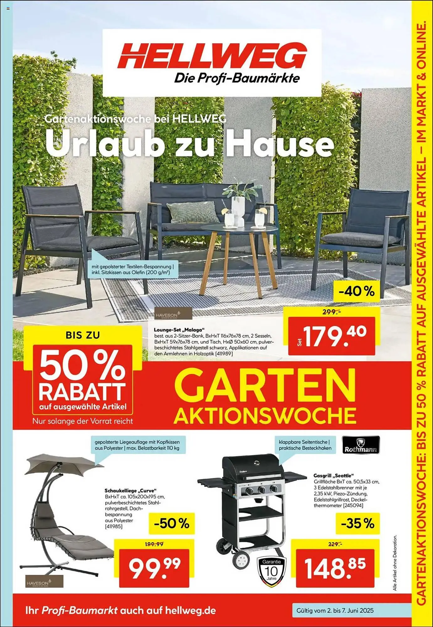 Hellweg Prospekt von 2. Juni bis 7. Juni 2025 - Prospekt seite 13