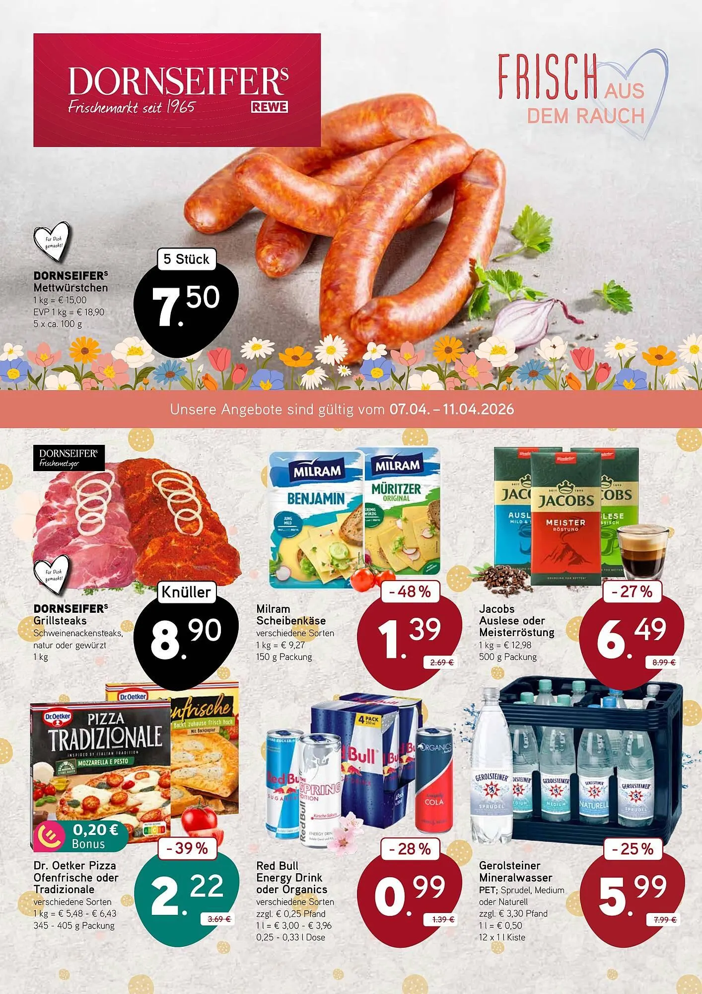 Dornseifer Prospekt von 7. April bis 11. April 2026 - Prospekt seite 1