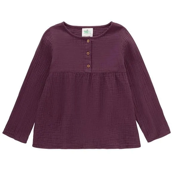 Mädchen Musselin-Bluse aus Bio-Baumwolle
