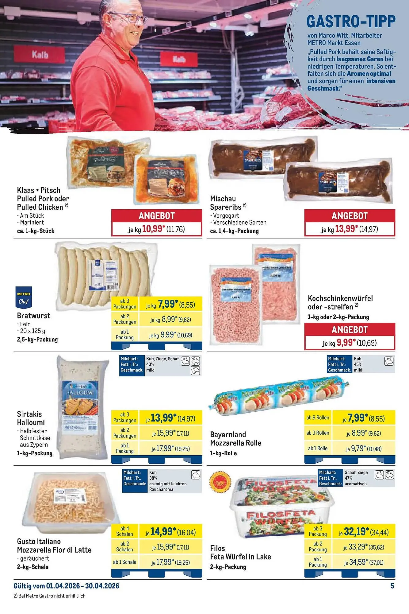 METRO Prospekt von 5. April bis 11. April 2026 - Prospekt seite 5