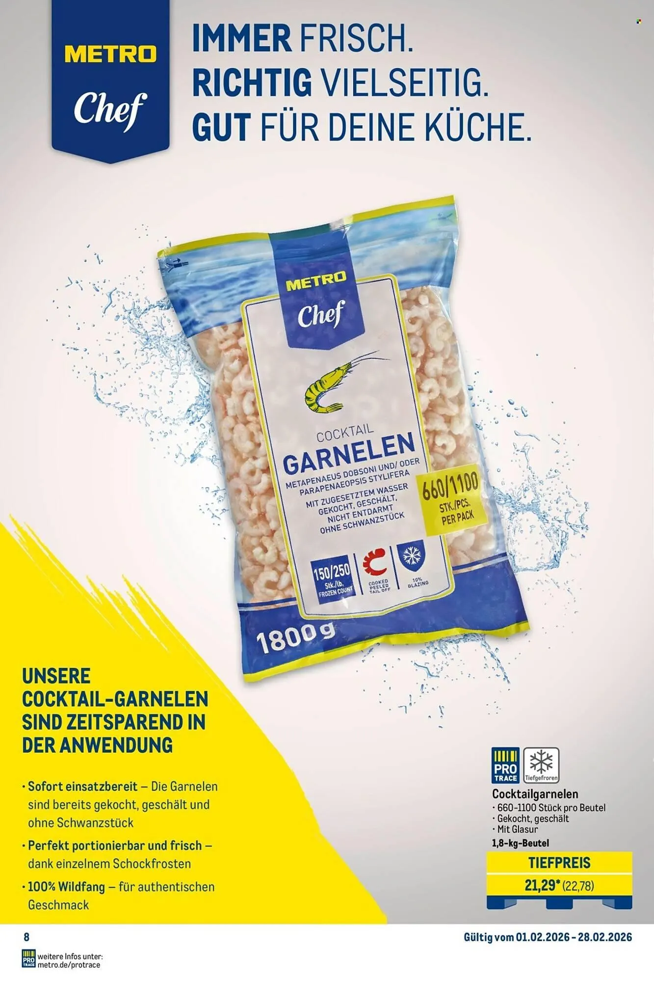 METRO Prospekt von 1. Februar bis 28. Februar 2026 - Prospekt seite 8