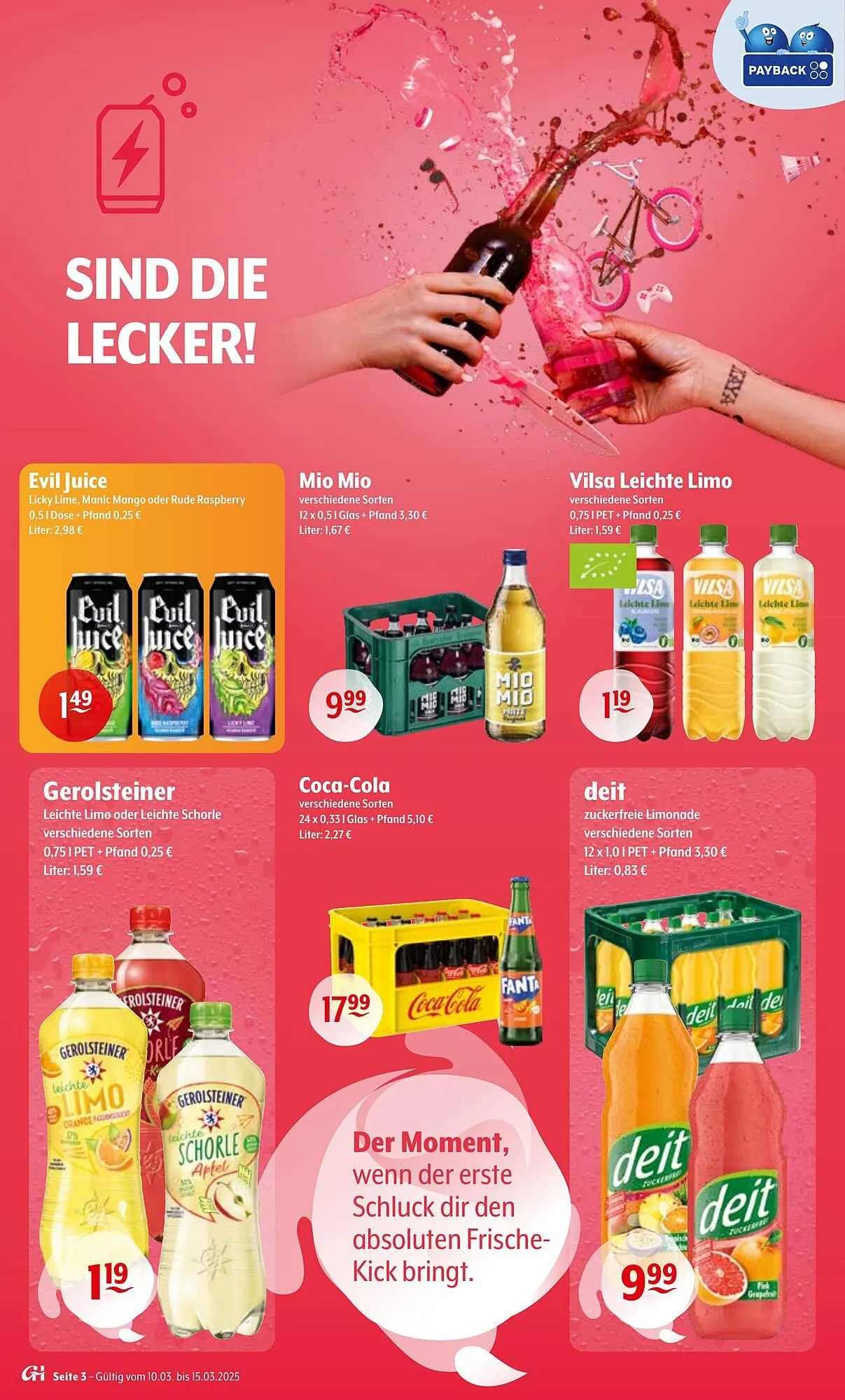Getränke Hoffmann Prospekt von 10. März bis 15. März 2025 - Prospekt seite 3