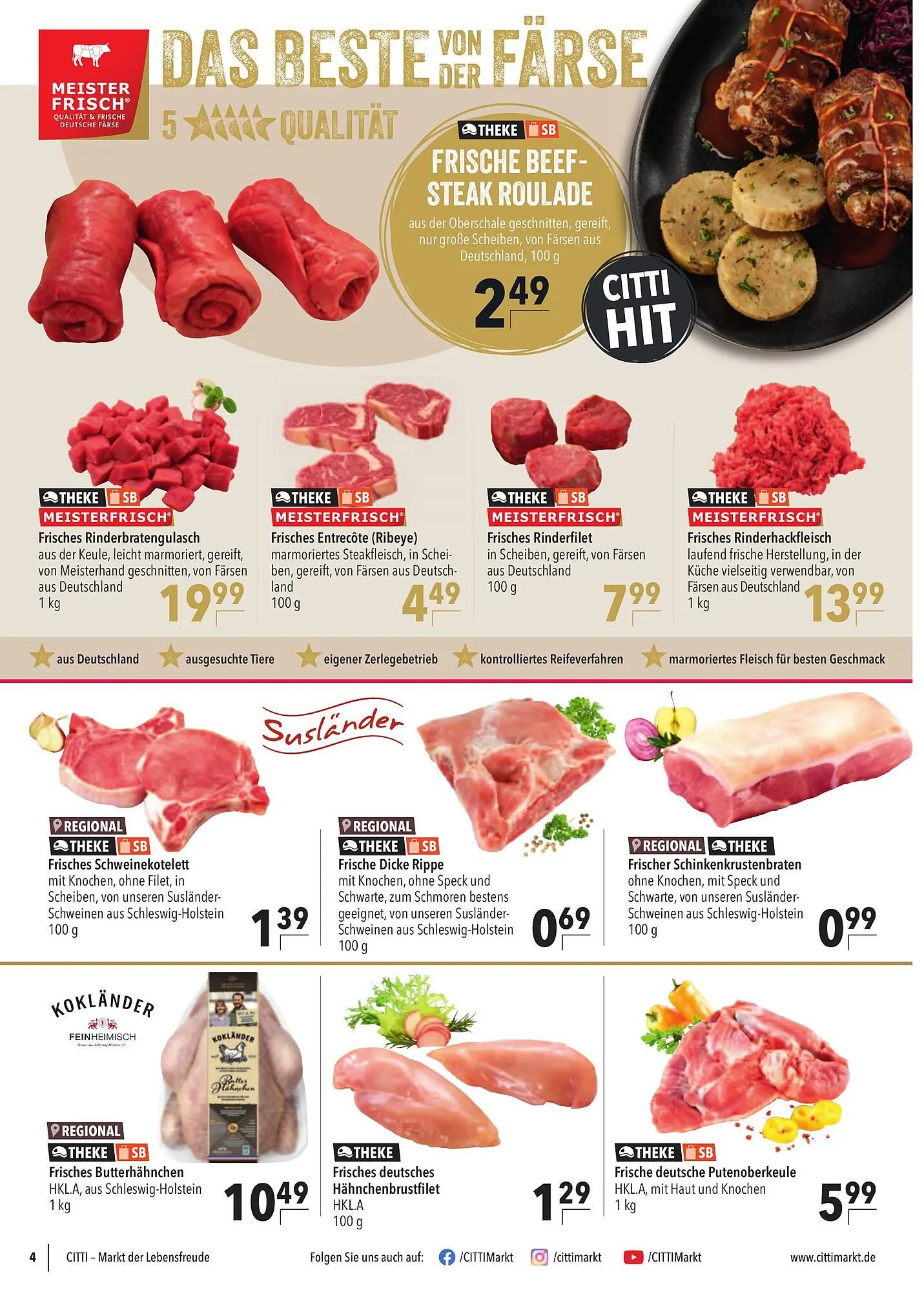 CITTI Markt Prospekt von 8. April bis 14. April 2026 - Prospekt seite 4