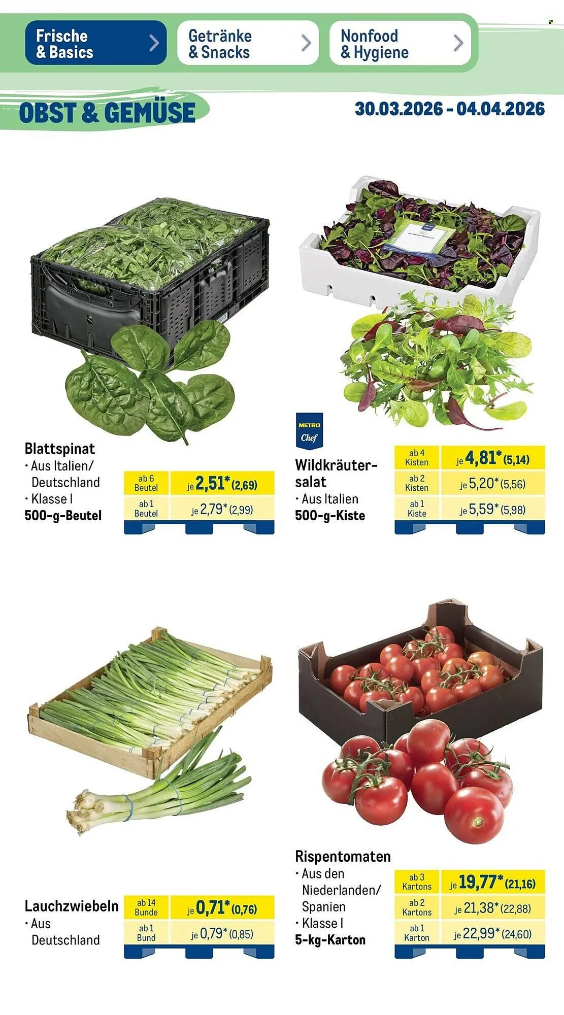 METRO Prospekt von 30. März bis 4. April 2026 - Prospekt seite 11