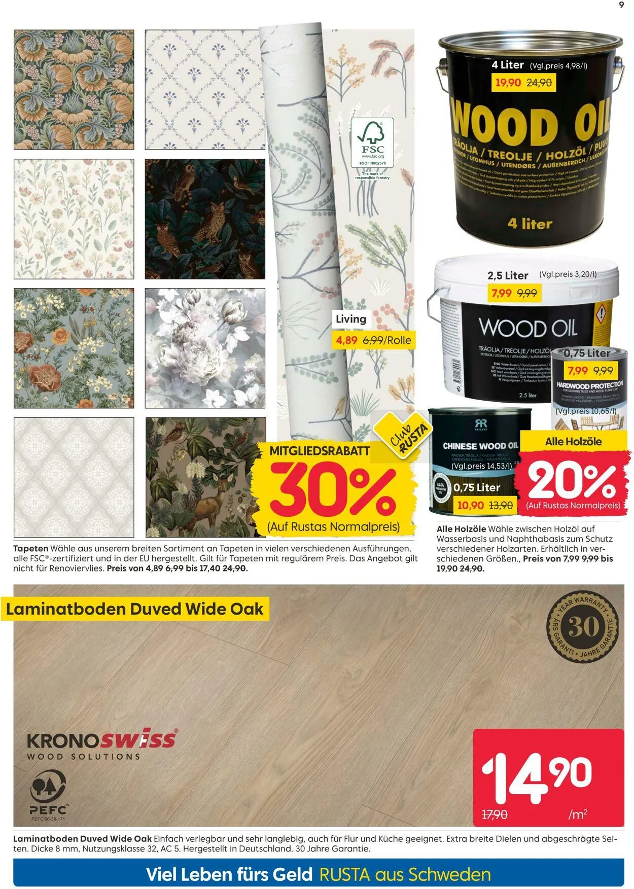 Rusta von 5. August bis 19. August 2025 - Prospekt seite 9