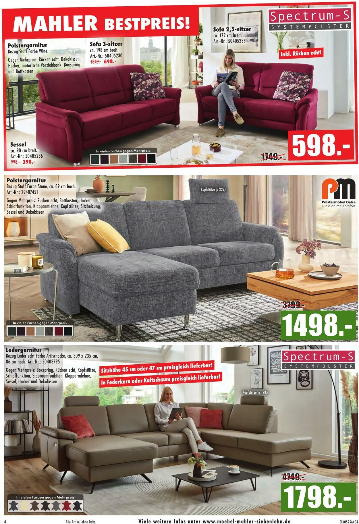 Möbel Mahler Aktueller Prospekt von 19. Mai bis 2. Juni 2025 - Prospekt seite 4