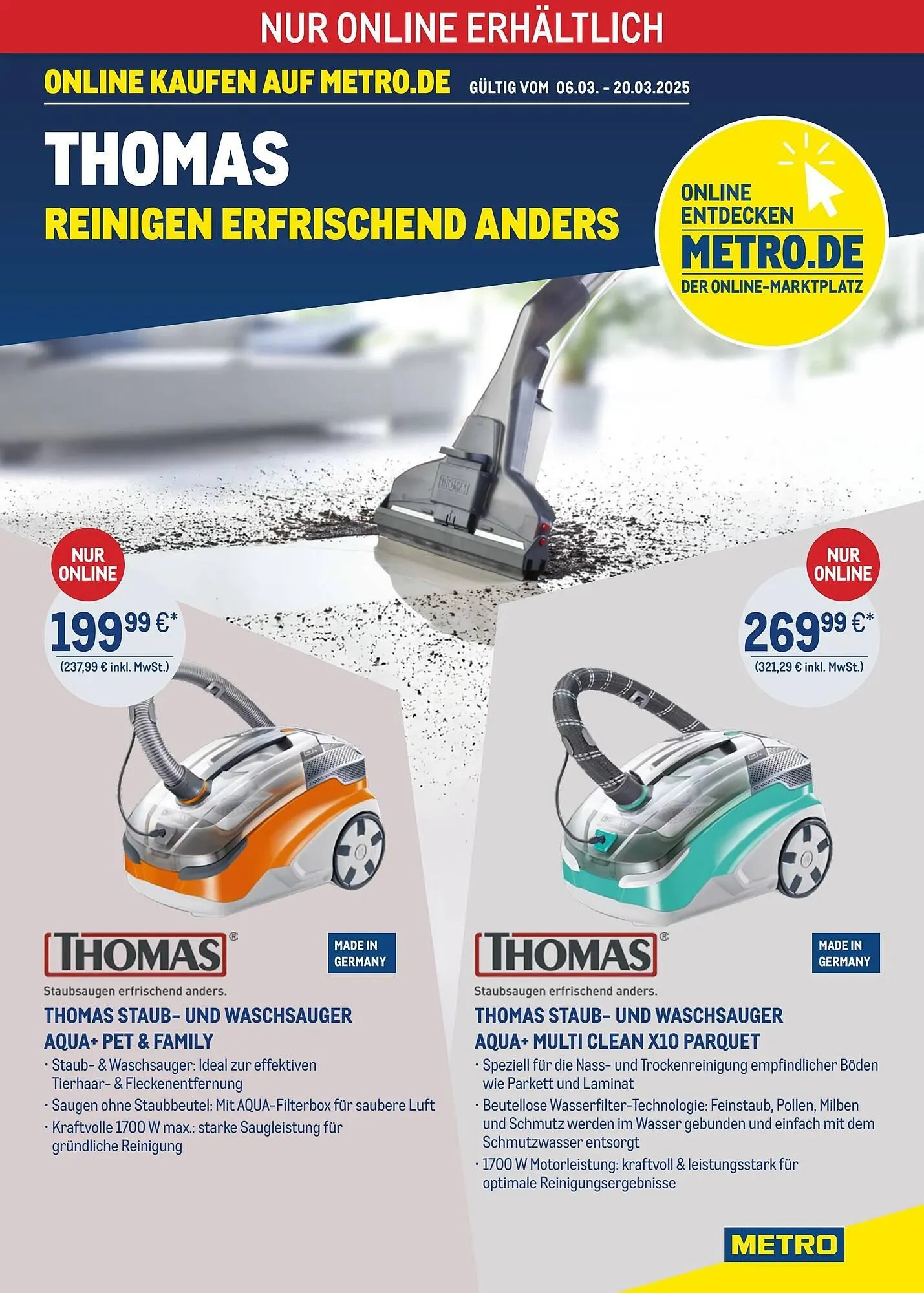 METRO Prospekt von 6. März bis 20. März 2025 - Prospekt seite 1