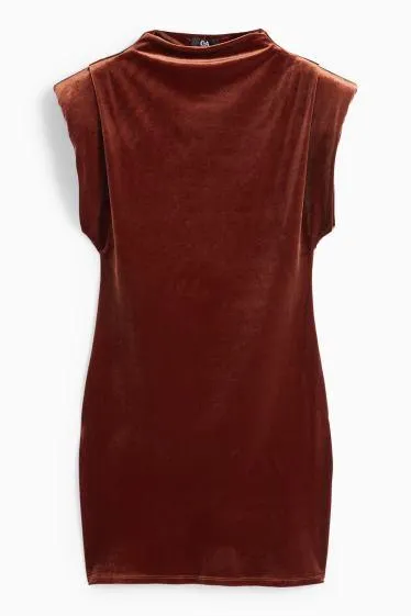Velvet bodycon dress