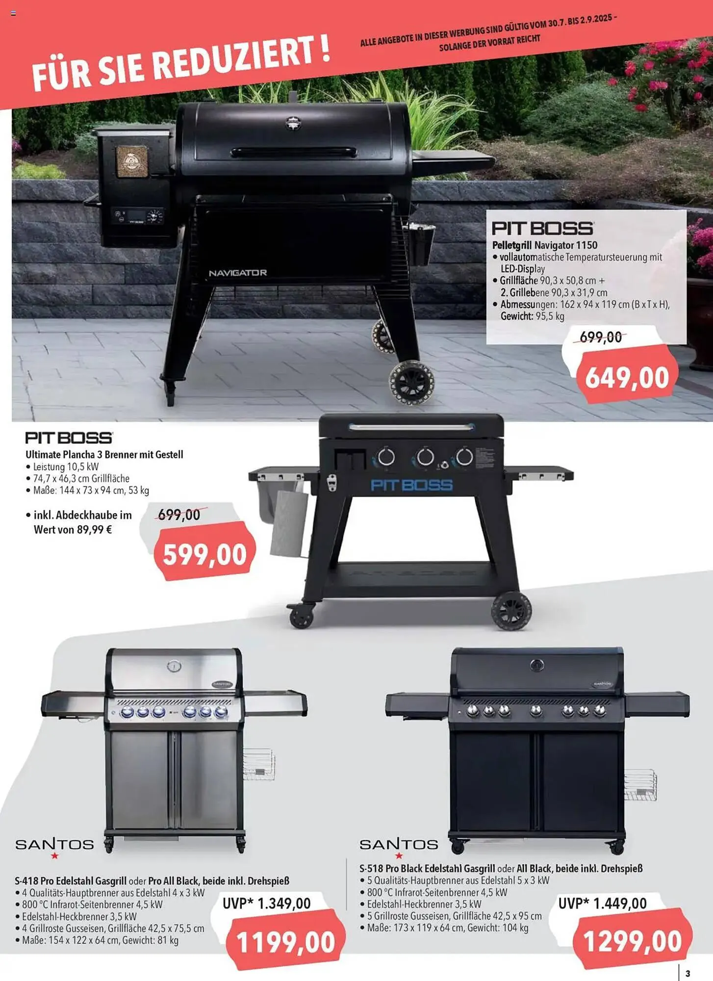 CITTI Markt Prospekt von 30. Juli bis 2. September 2025 - Prospekt seite 3