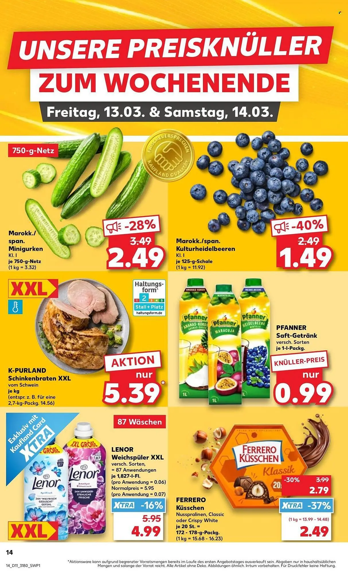 Kaufland Prospekt von 12. März bis 18. März 2026 - Prospekt seite 14