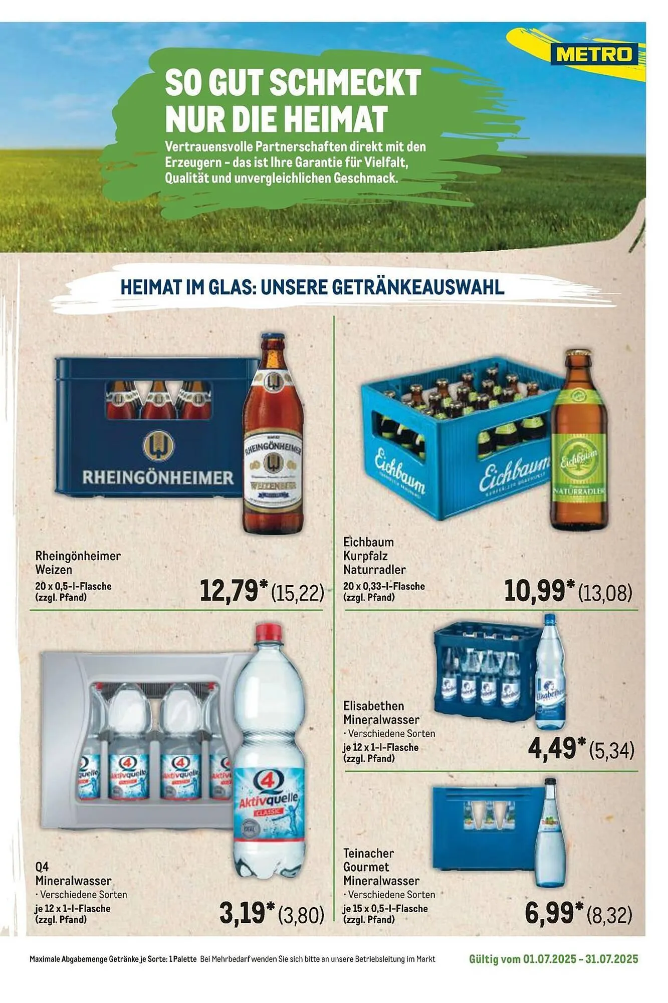 METRO Prospekt von 1. Juli bis 31. Juli 2025 - Prospekt seite 95