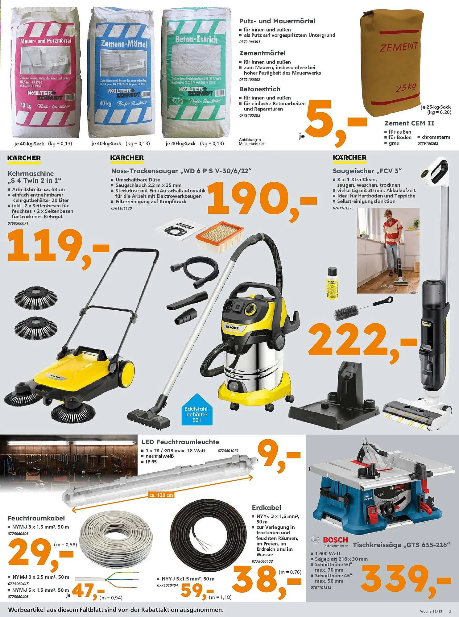 Globus Baumarkt Prospekt von 16. Juni bis 23. Juni 2025 - Prospekt seite 3