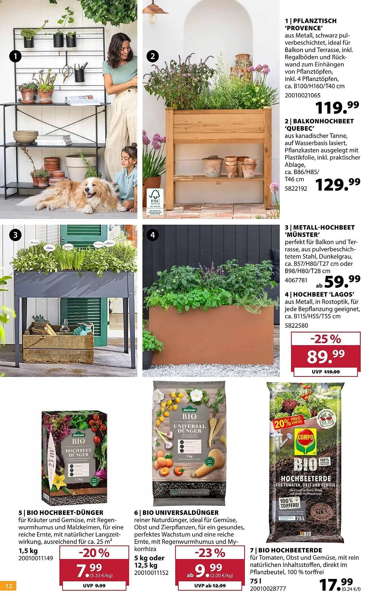 Dehner Prospekt von 8. April bis 13. April 2026 - Prospekt seite 12