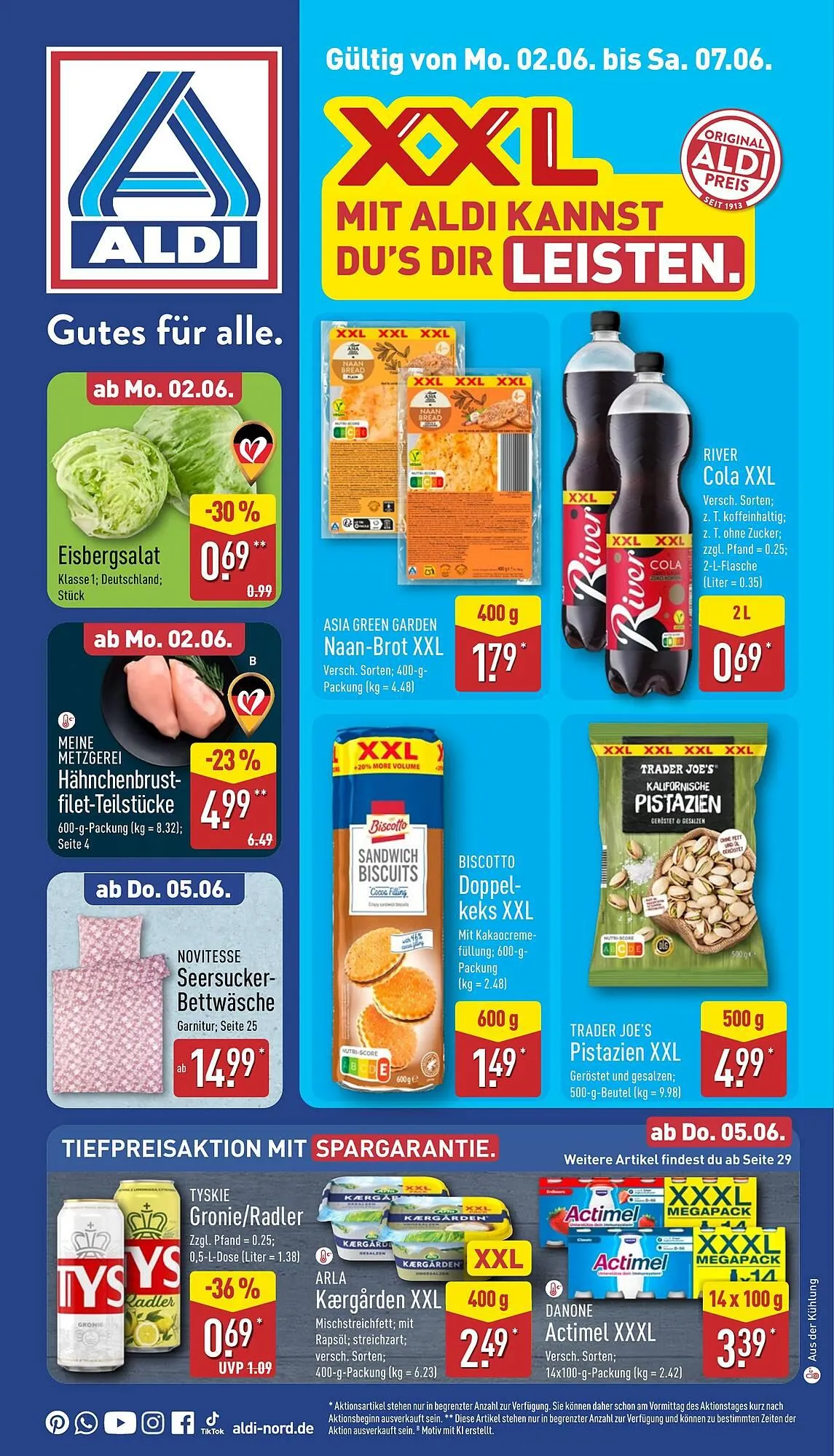 Aldi Nord Prospekt von 2. Juni bis 7. Juni 2025 - Prospekt seite 1