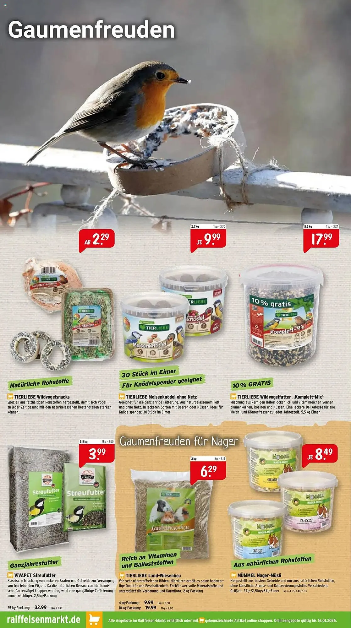 Raiffeisen Markt Prospekt von 5. Januar bis 31. Januar 2026 - Prospekt seite 2