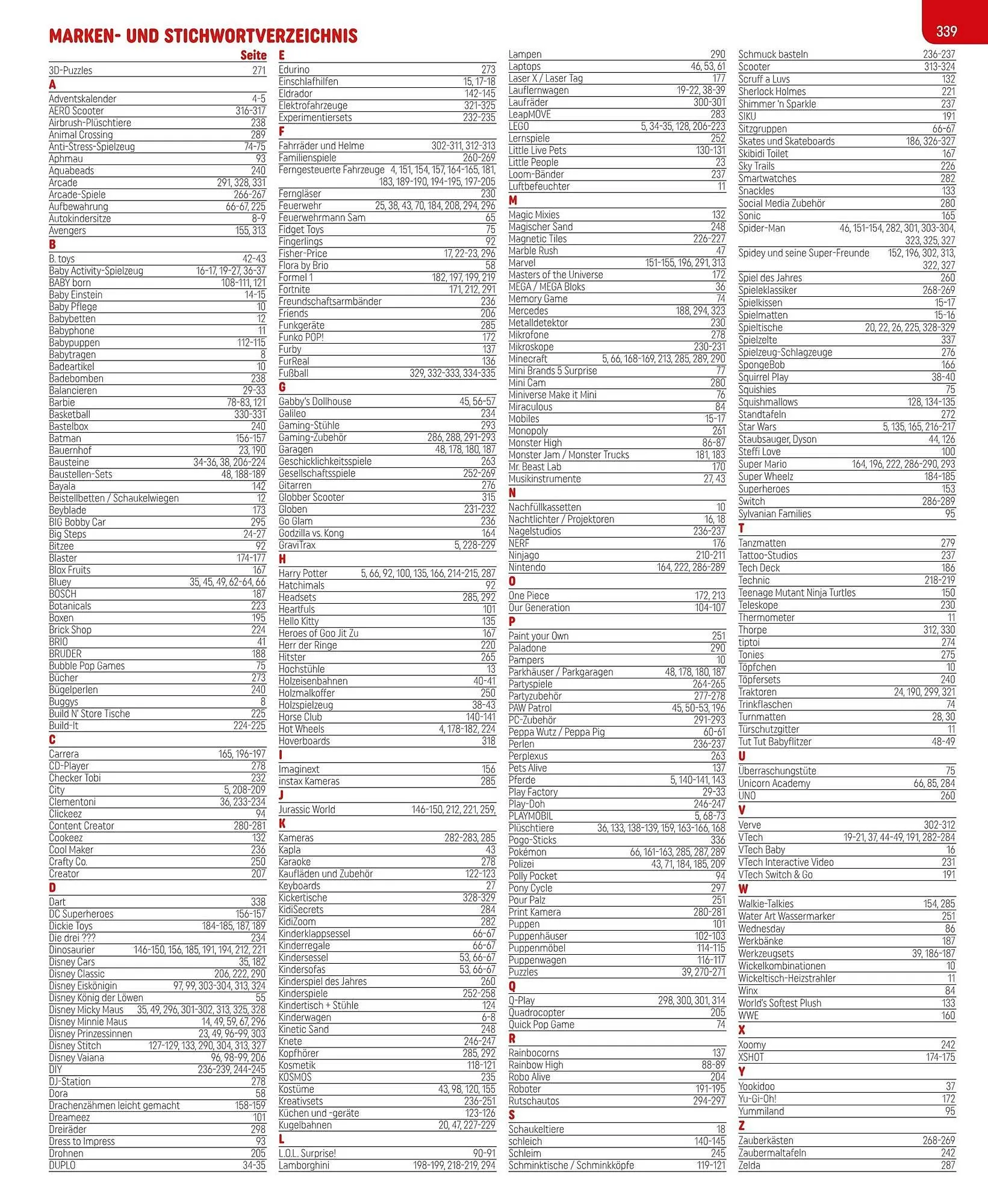 Smyths Toys Prospekt von 28. Oktober bis 14. Dezember 2025 - Prospekt seite 339