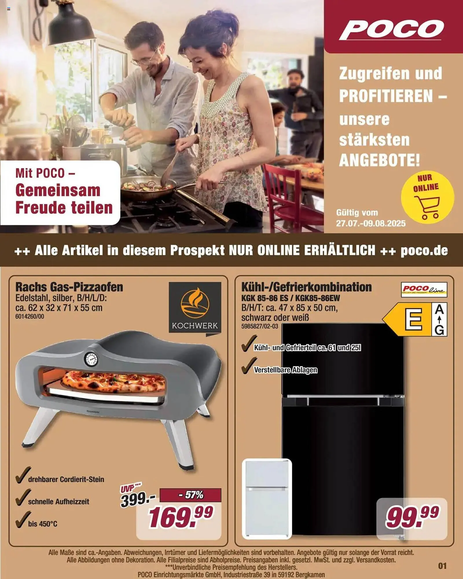 Poco Prospekt von 27. Juli bis 9. August 2025 - Prospekt seite 1