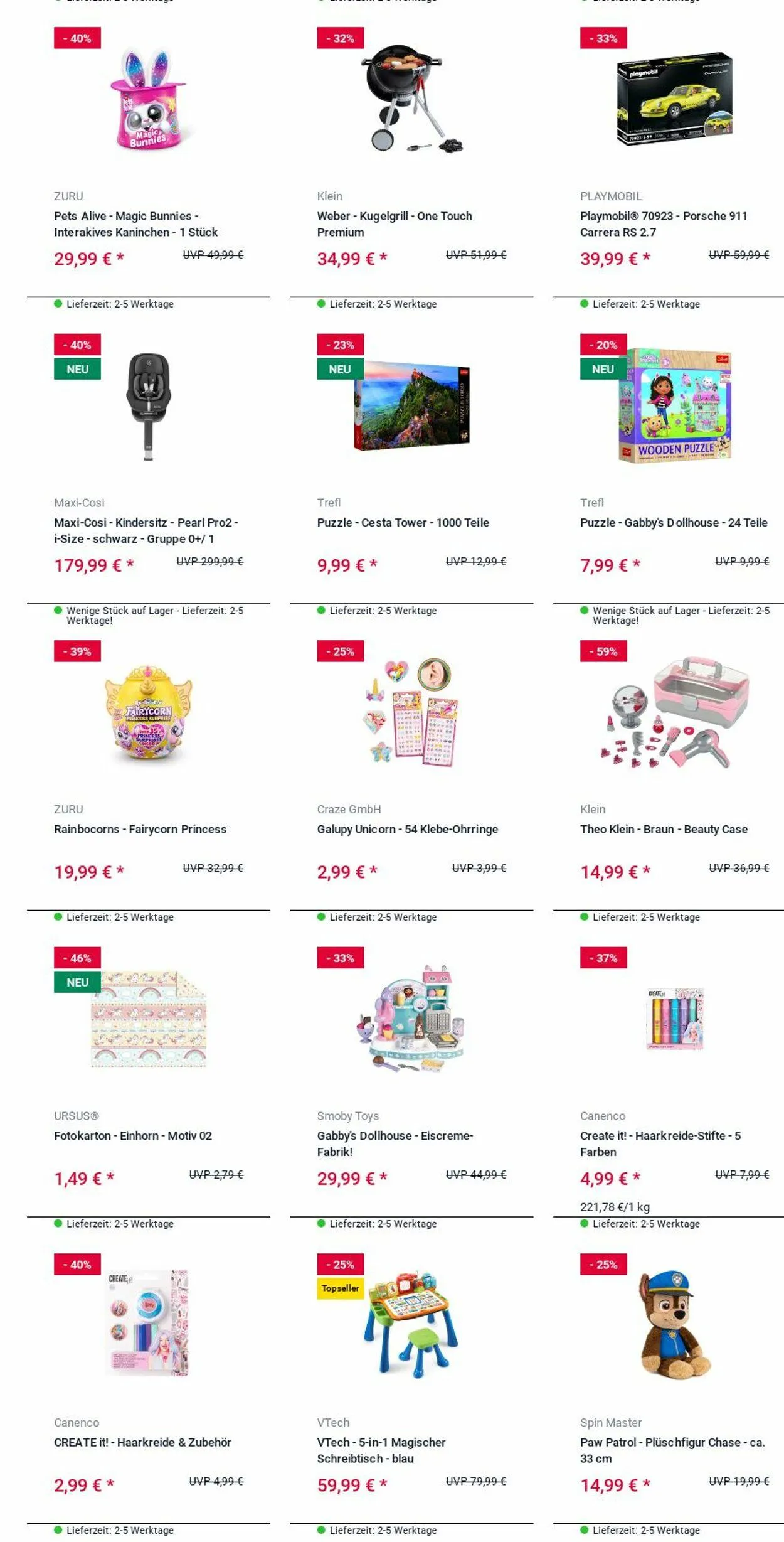 ROFU Kinderland Aktueller Prospekt von 7. April bis 16. April 2025 - Prospekt seite 30