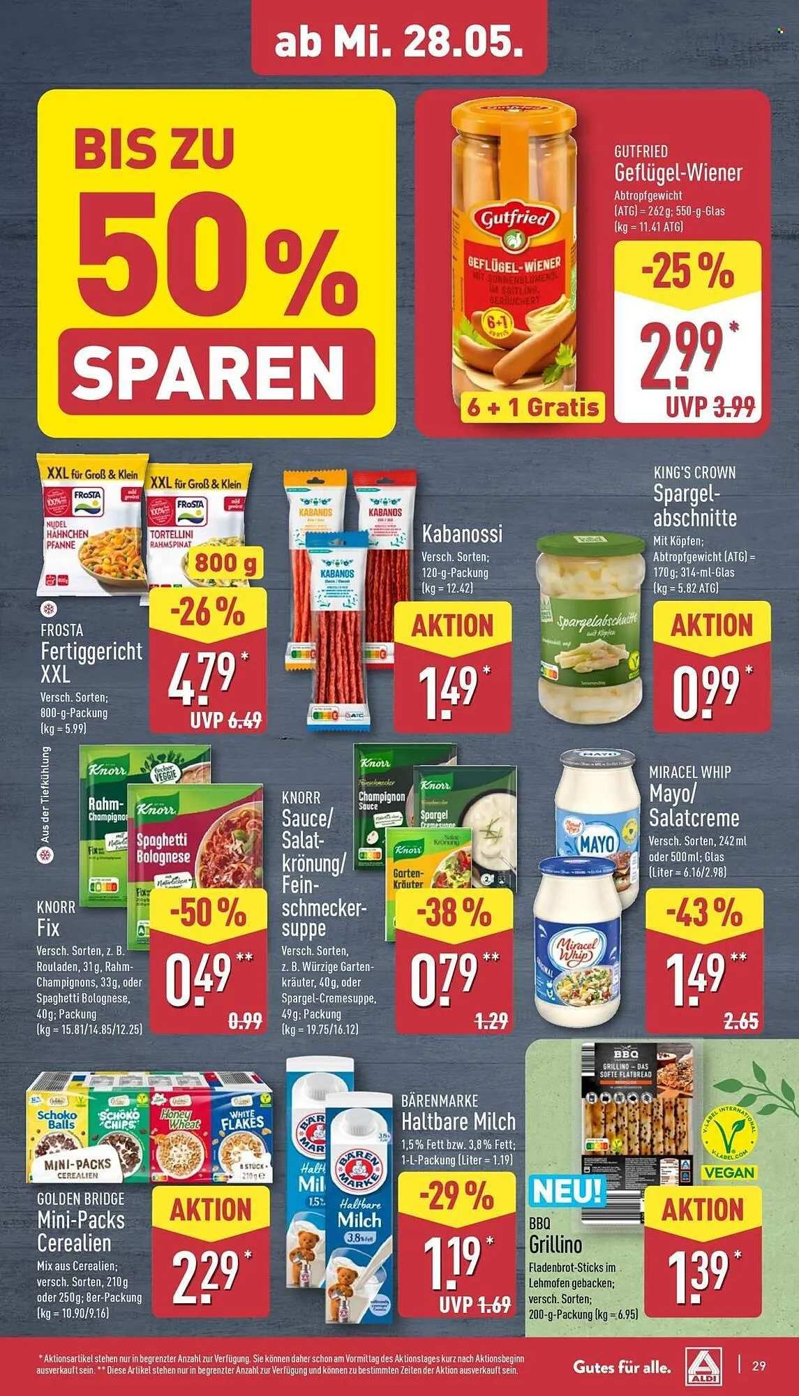 Aldi Nord Prospekt von 26. Mai bis 31. Mai 2025 - Prospekt seite 29