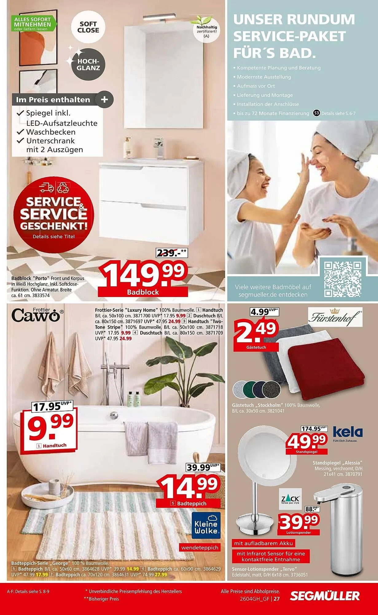 Segmüller Prospekt von 4. April bis 25. April 2026 - Prospekt seite 43