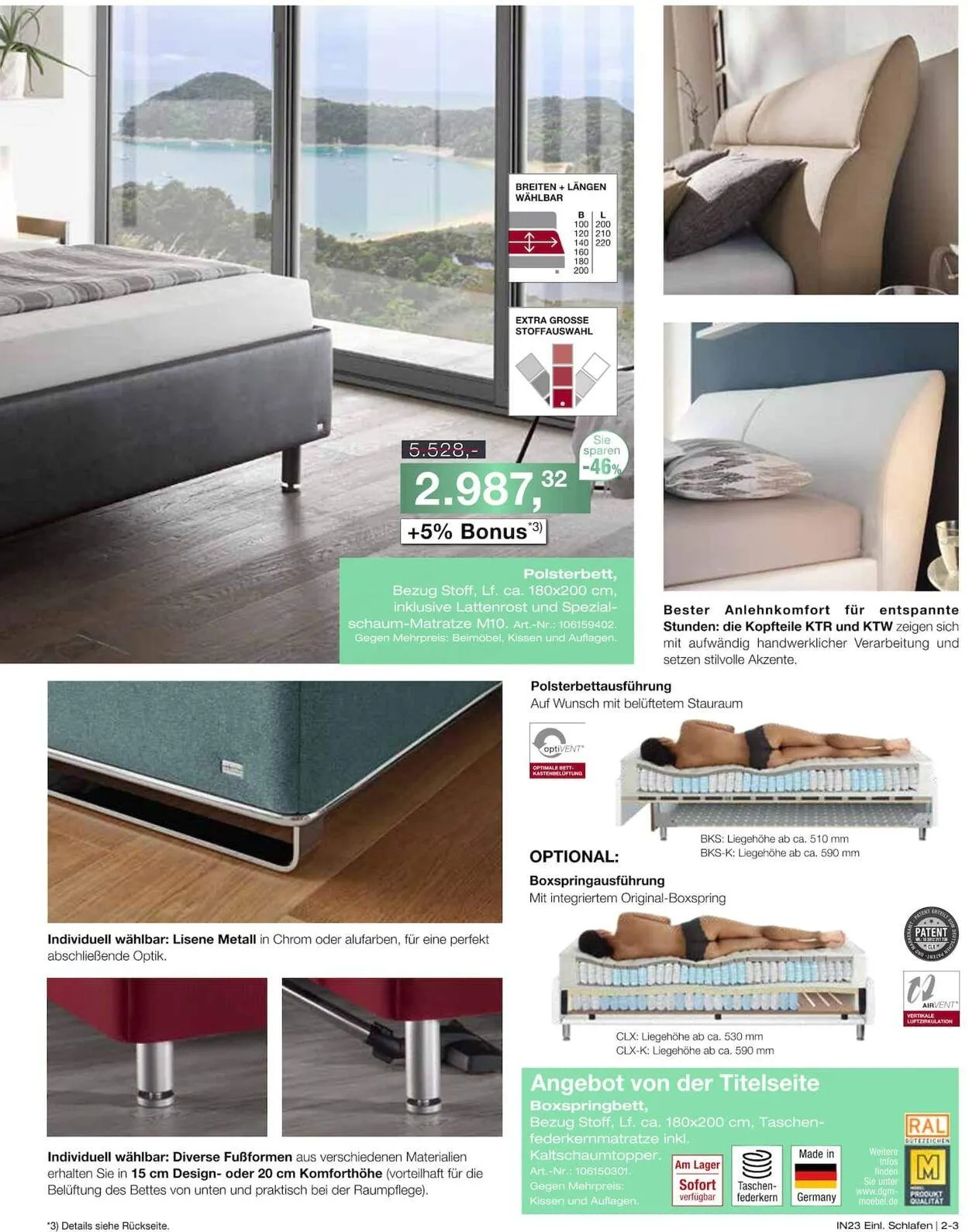 Möbel Inhofer Aktueller Prospekt von 3. November bis 17. November 2025 - Prospekt seite 3