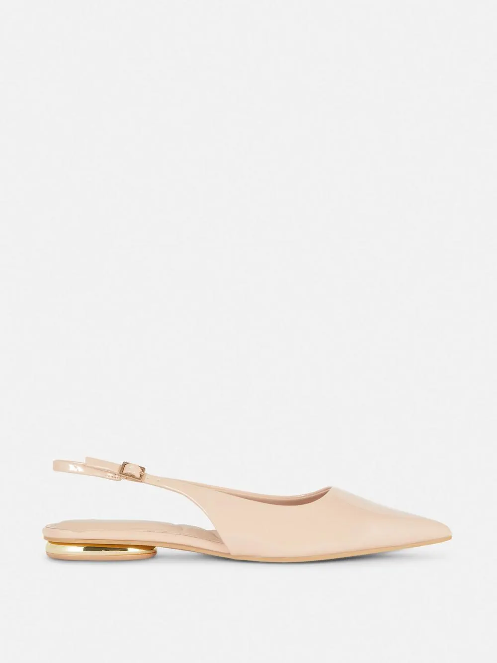 Slingback-Ballerinas in weiter Passform