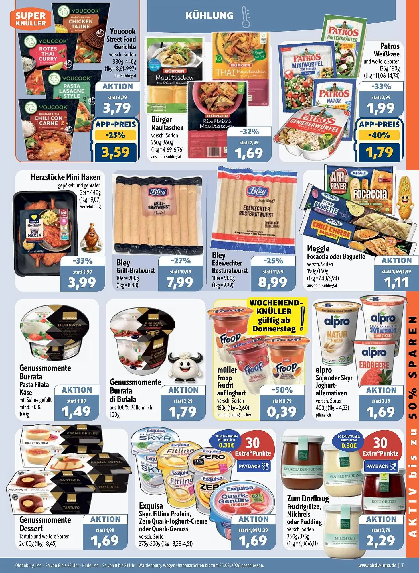 Aktiv Irma Prospekt von 23. März bis 28. März 2026 - Prospekt seite 7