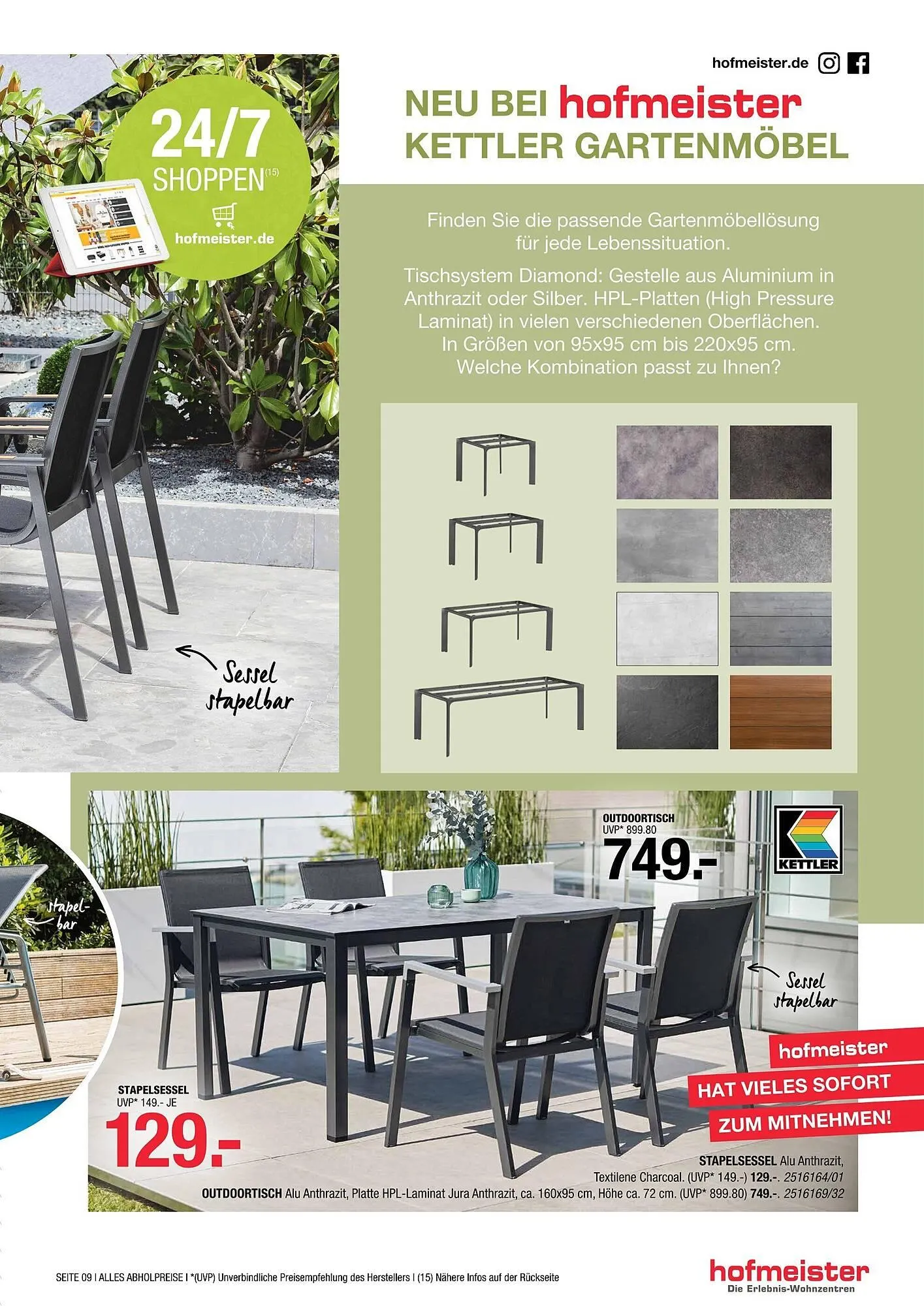 Hofmeister Prospekt von 25. April bis 31. Mai 2025 - Prospekt seite 9