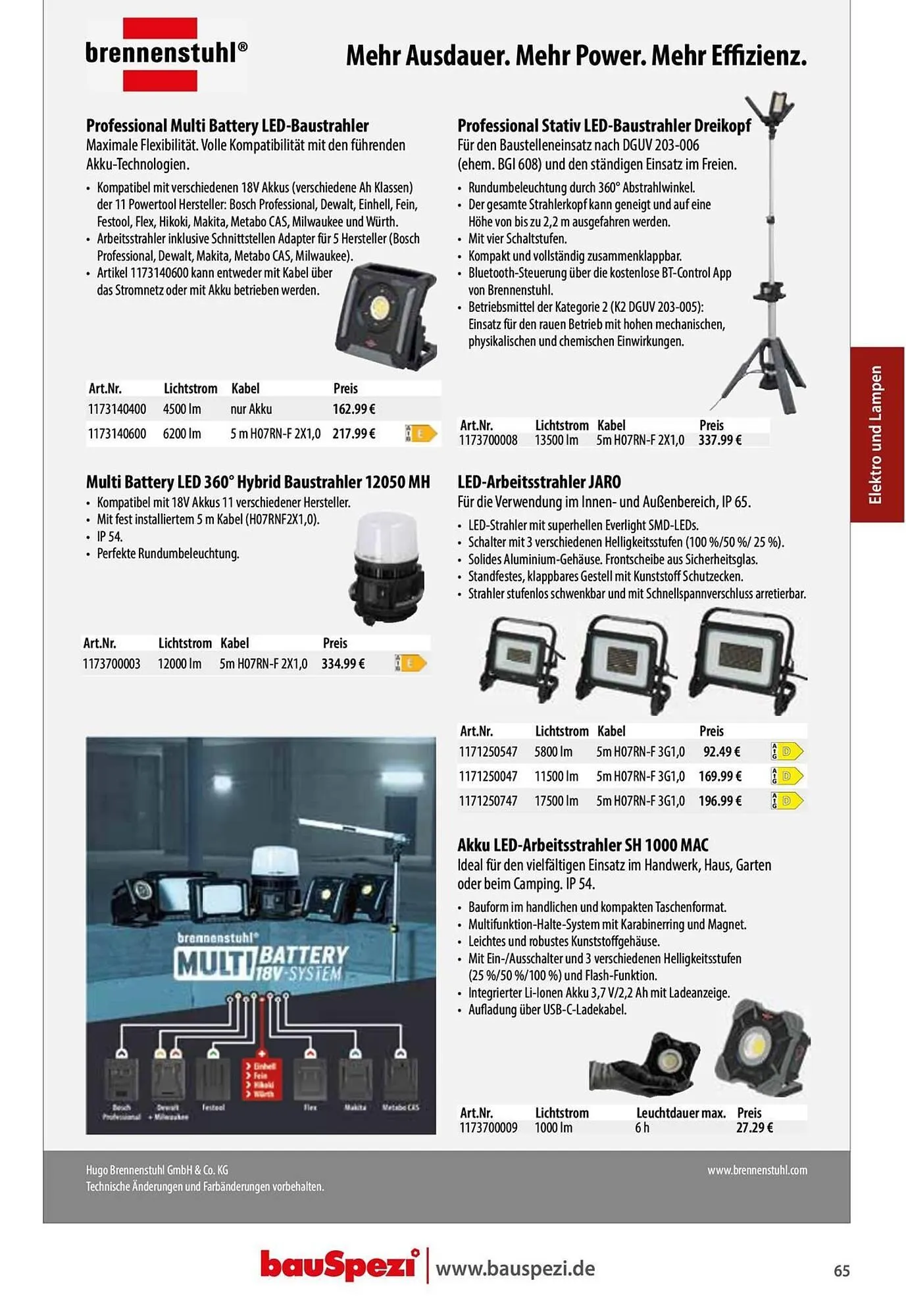 BauSpezi Prospekt von 15. April bis 31. Dezember 2026 - Prospekt seite 67