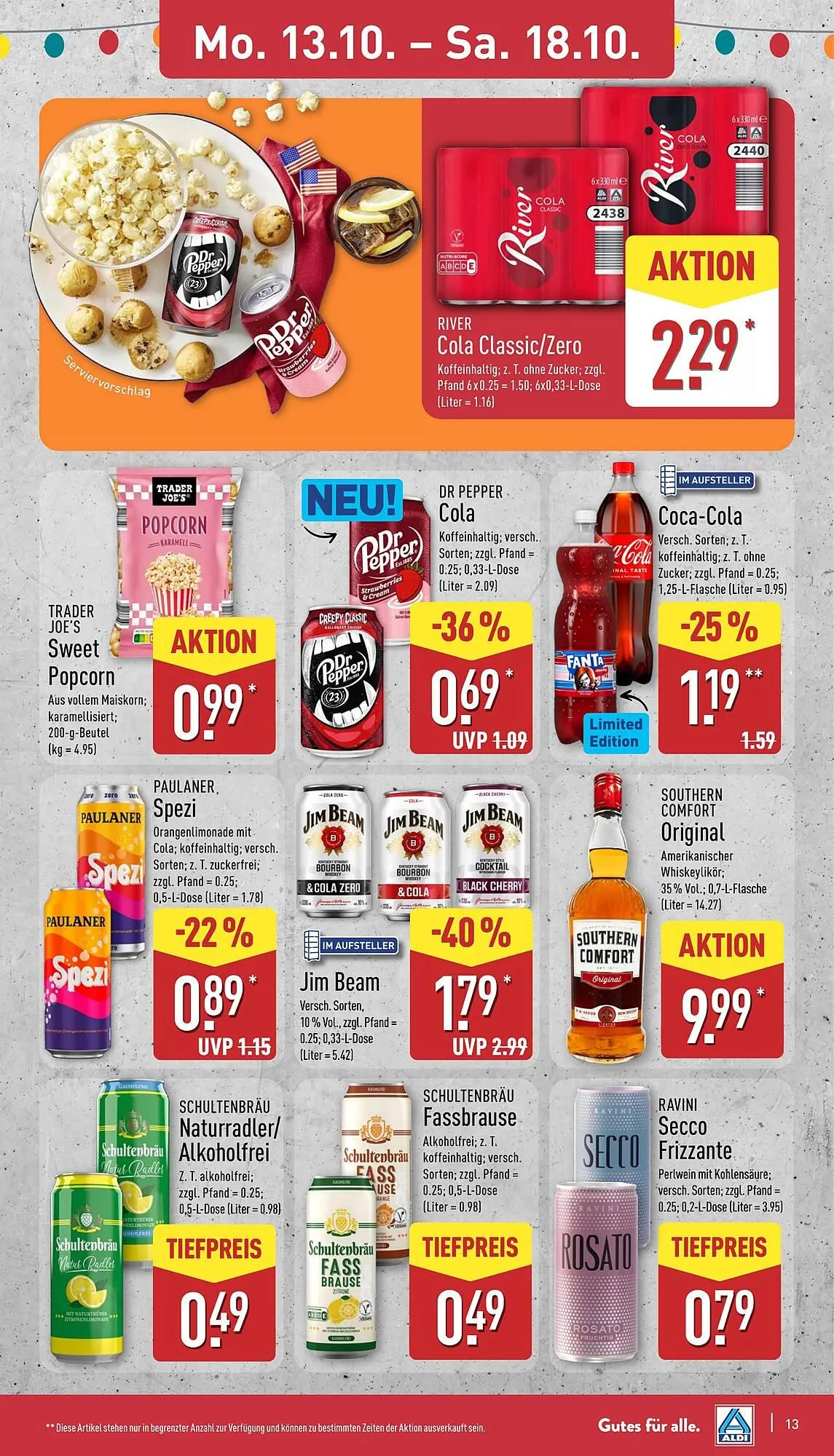 Aldi Nord Prospekt von 13. Oktober bis 19. Oktober 2025 - Prospekt seite 13