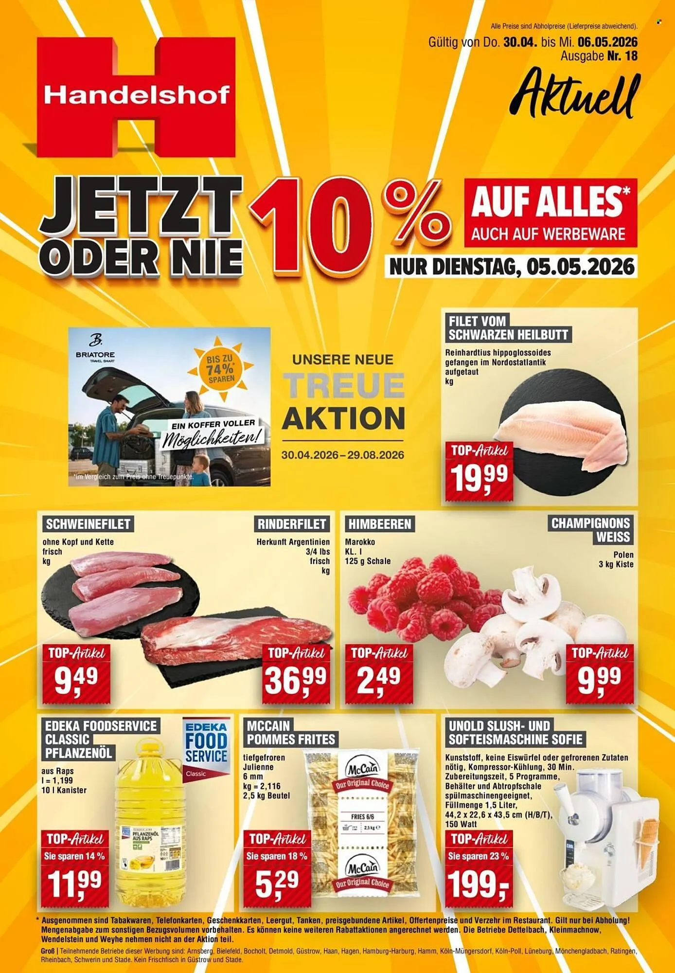 Handelshof Prospekt von 30. April bis 6. Mai 2026 - Prospekt seite 1