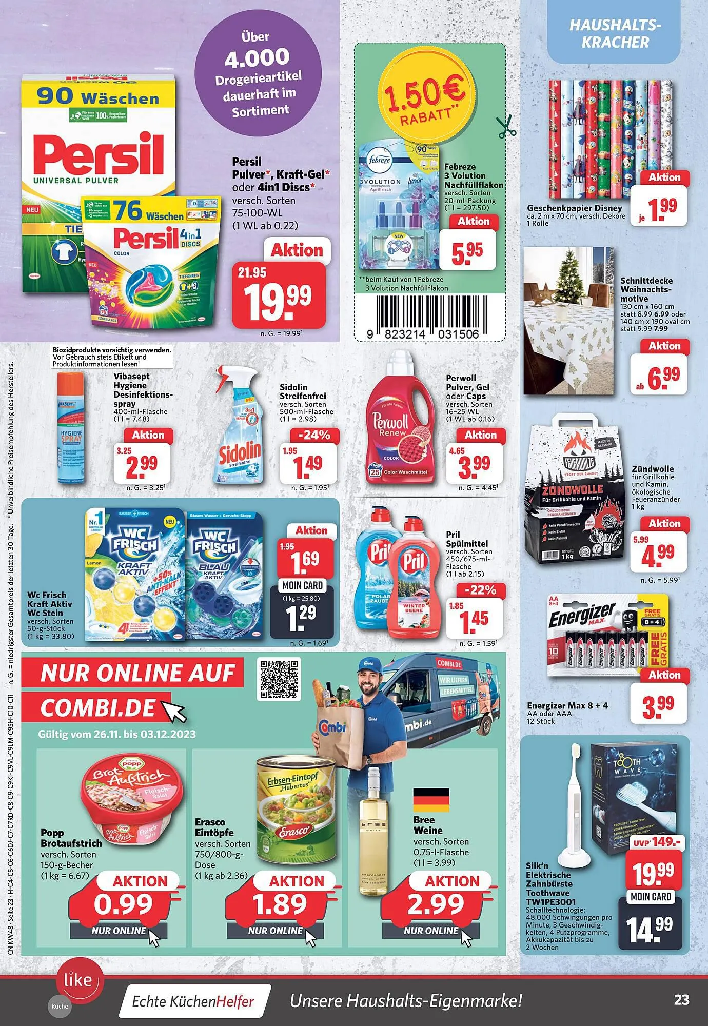 Combi Markt DE folder van 26 november tot 2 december 2023 - Folder pagina 23
