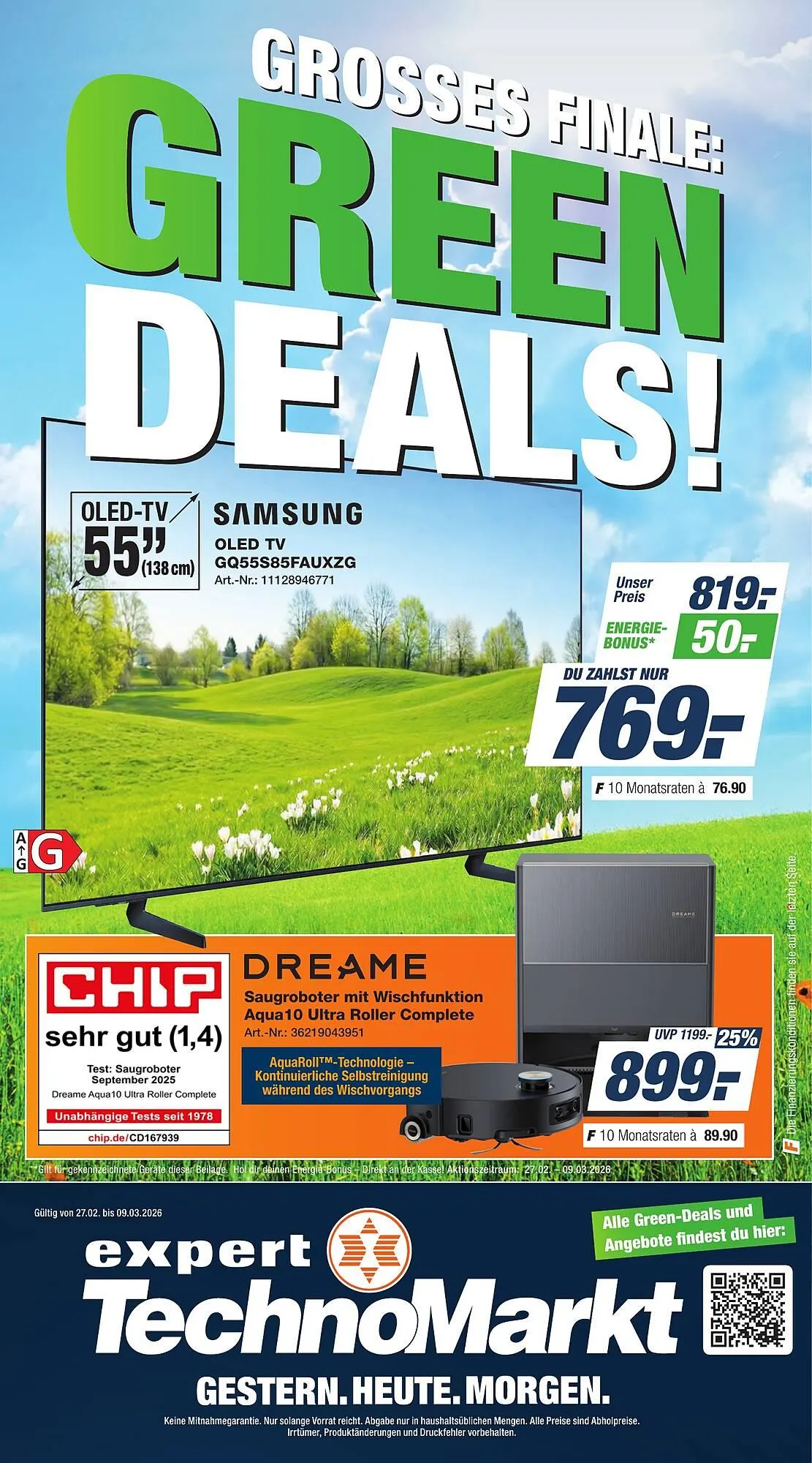 Expert Technomarkt Prospekt von 27. Februar bis 9. März 2026 - Prospekt seite 1