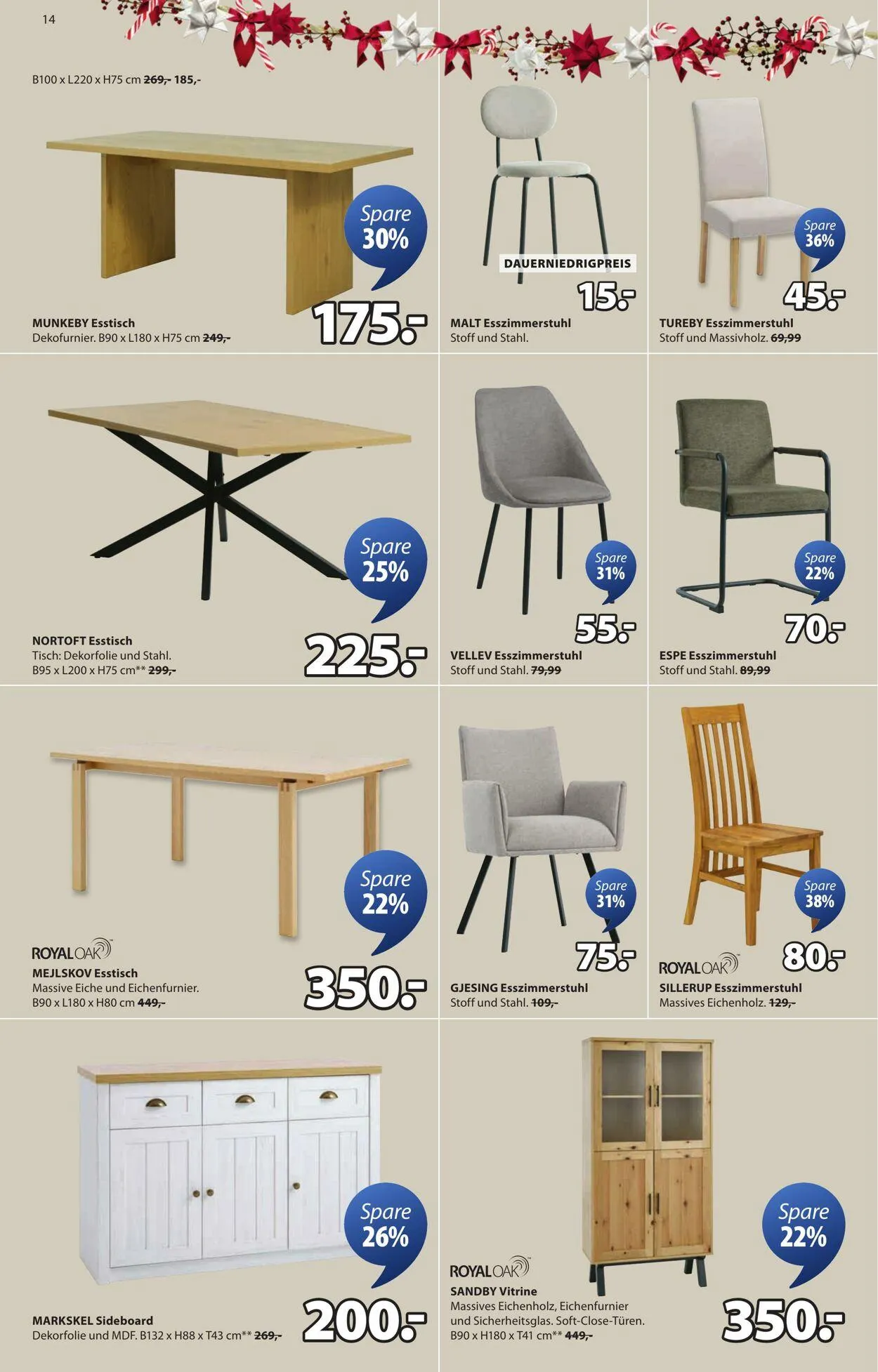 JYSK von 9. Dezember bis 23. Dezember 2025 - Prospekt seite 15