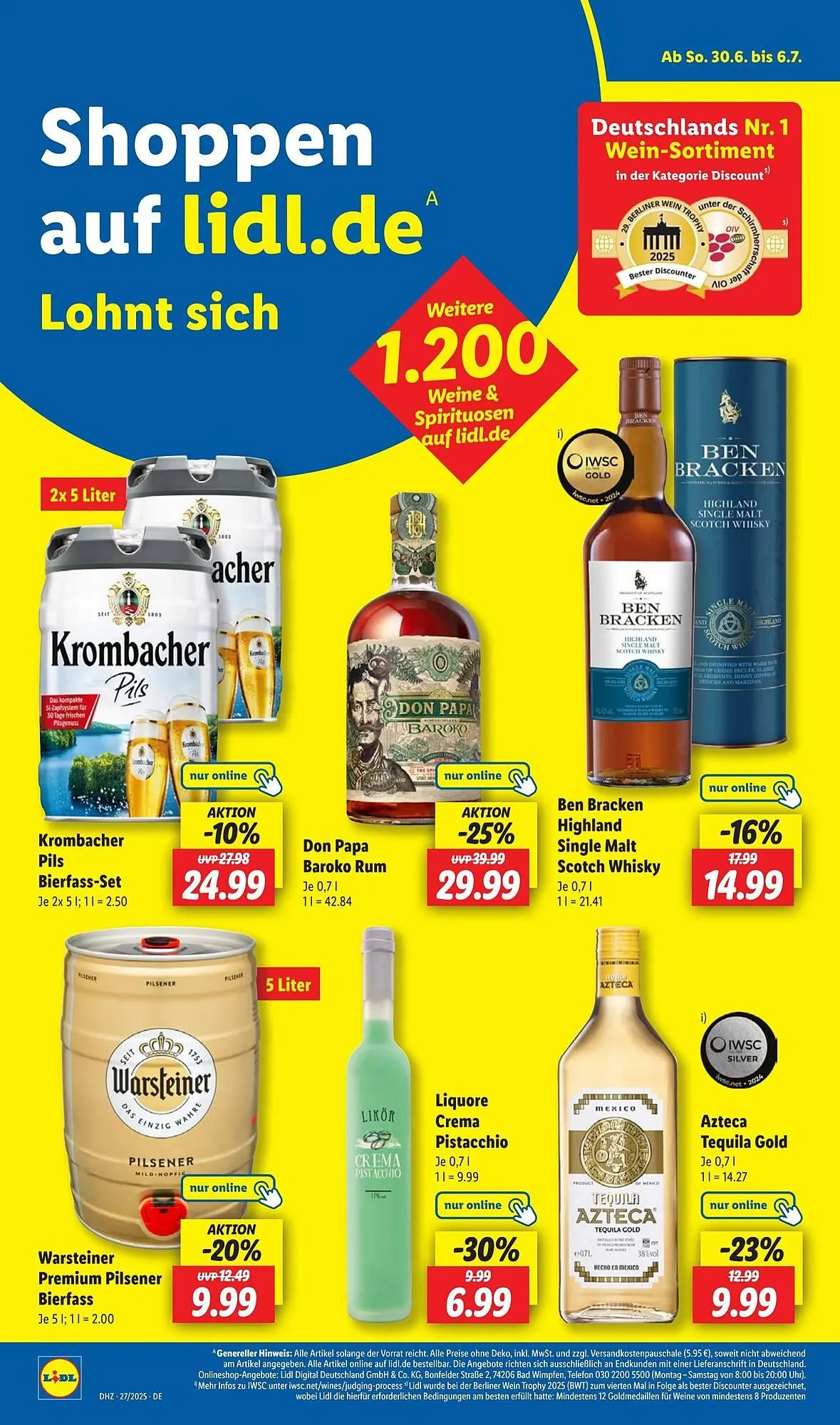 Lidl Prospekt von 30. Juni bis 6. Juli 2025 - Prospekt seite 18