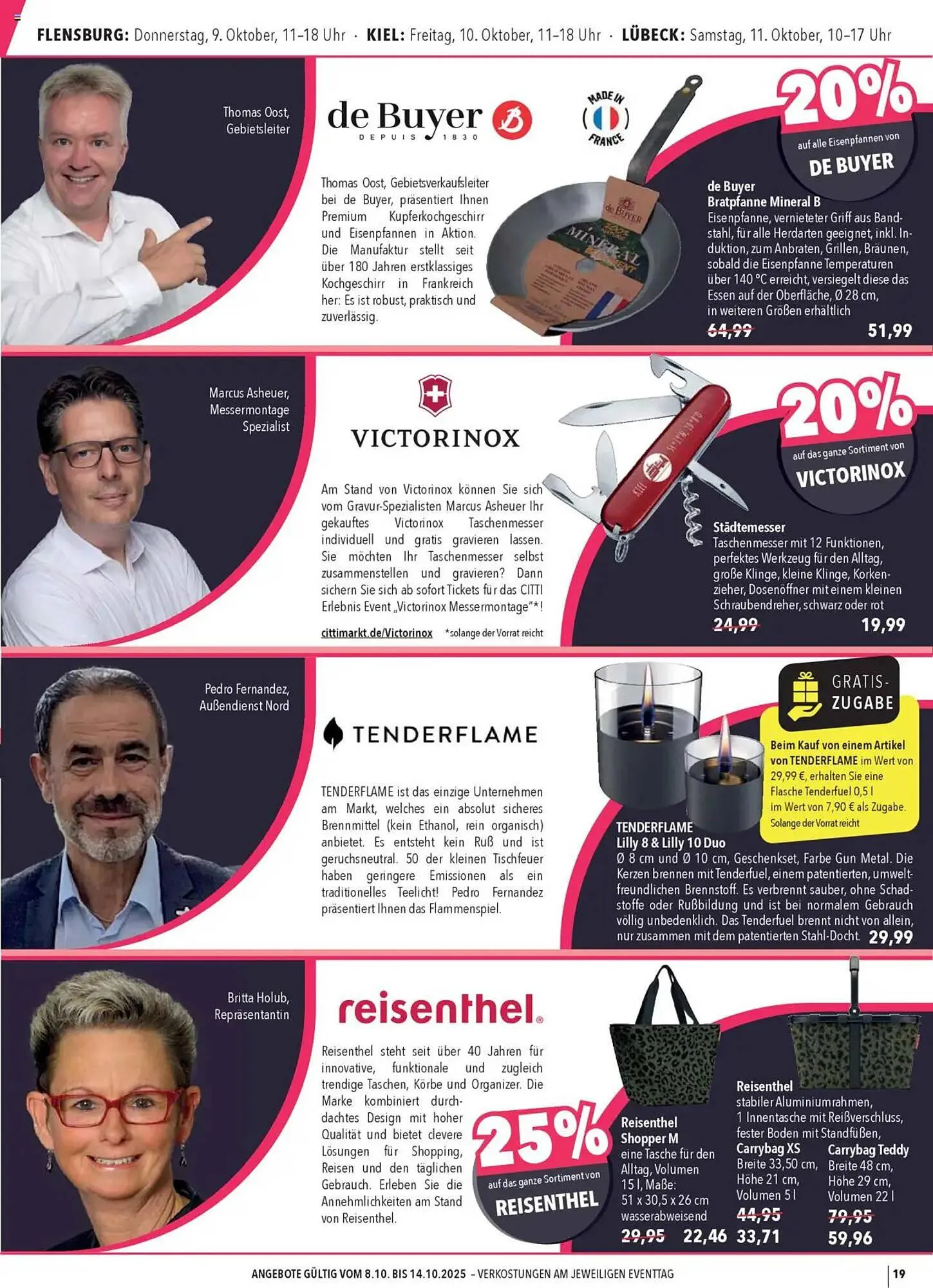 CITTI Markt Prospekt von 8. Oktober bis 14. Oktober 2025 - Prospekt seite 19