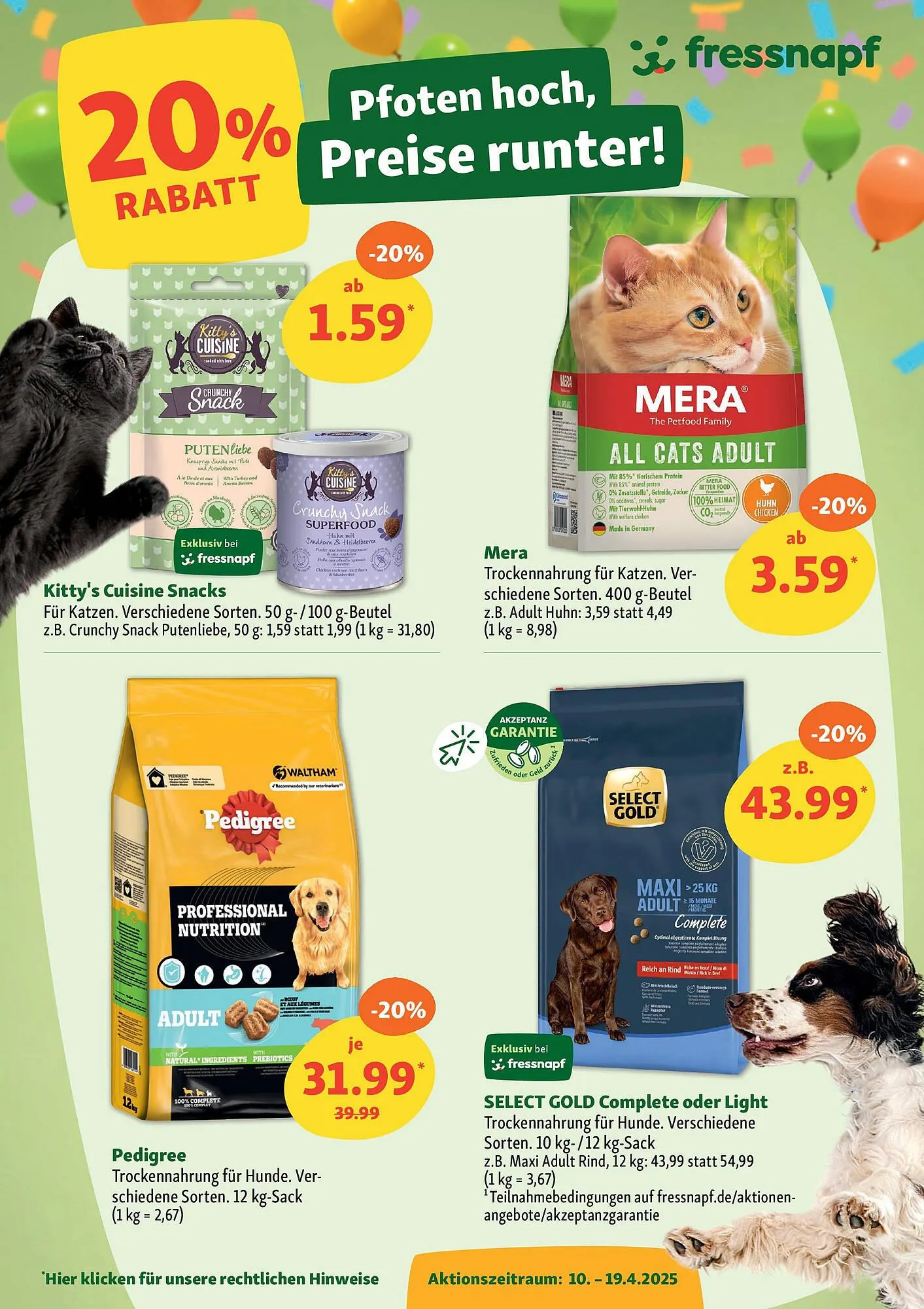 Fressnapf Prospekt von 9. April bis 21. April 2025 - Prospekt seite 8