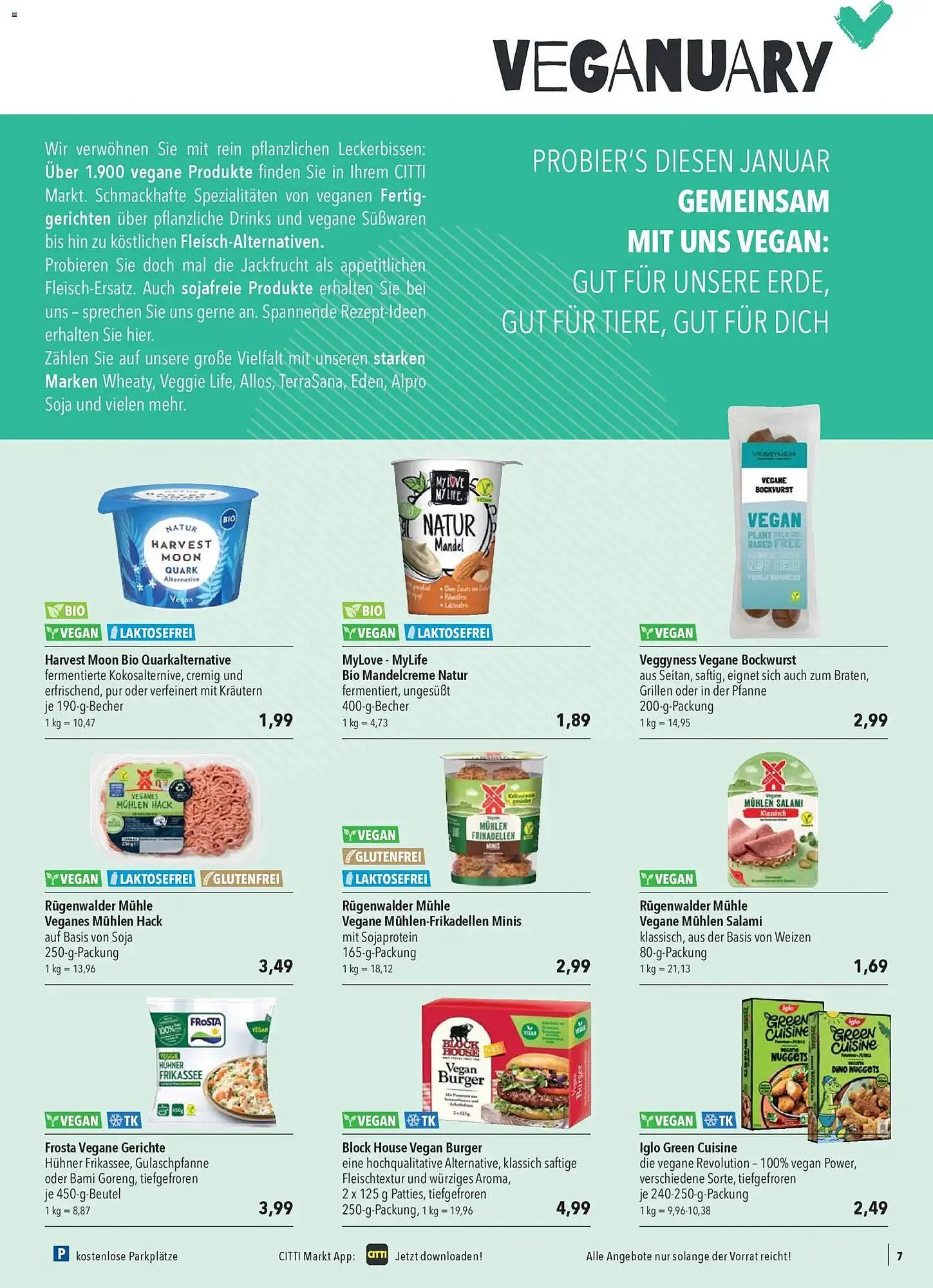 CITTI Markt Prospekt von 7. Januar bis 20. Januar 2026 - Prospekt seite 7
