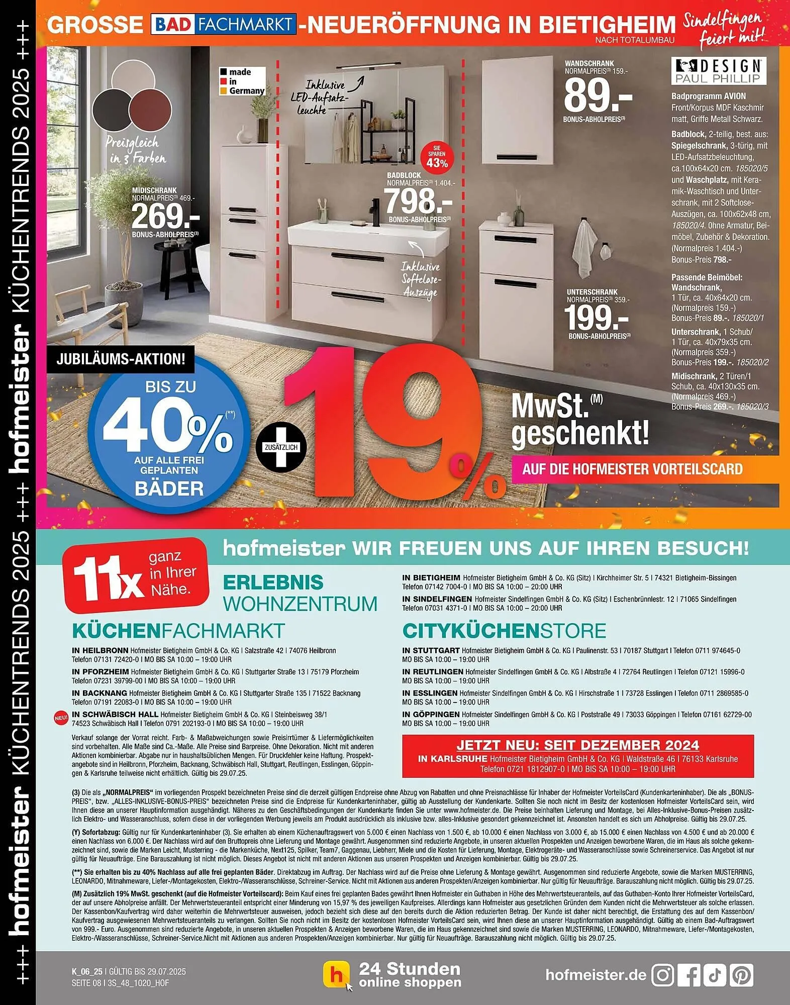 Hofmeister Prospekt von 4. Juni bis 29. Juli 2025 - Prospekt seite 8