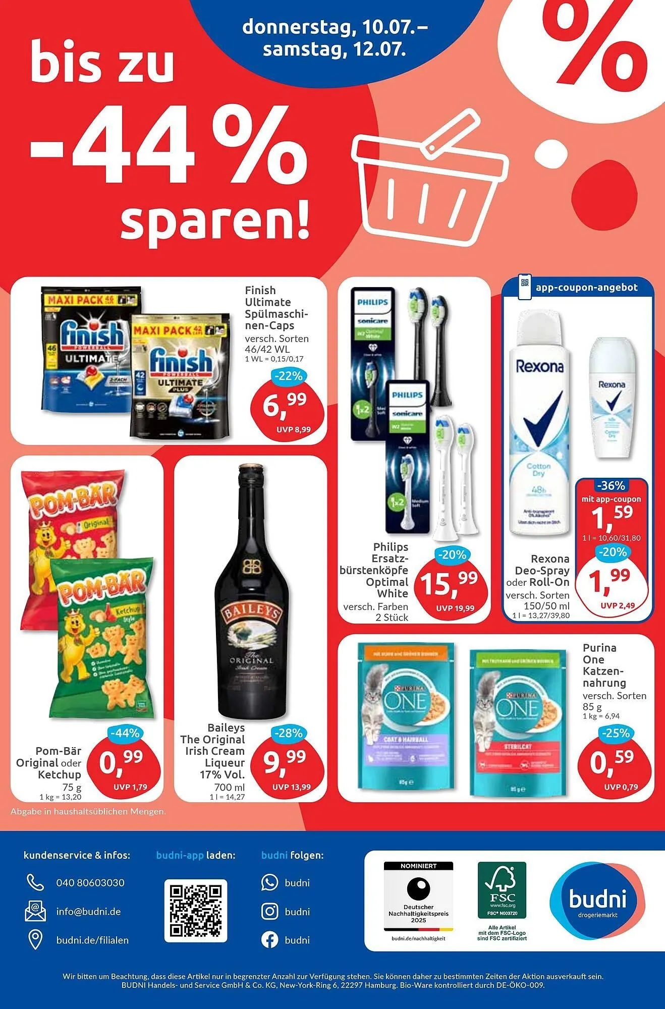 Budni Prospekt von 7. Juli bis 12. Juli 2025 - Prospekt seite 8