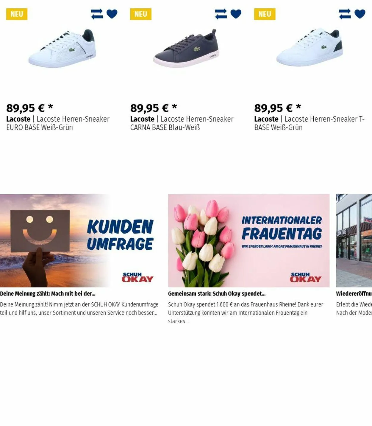 SCHUH OKAY Aktueller Prospekt von 24. März bis 2. April 2025 - Prospekt seite 89