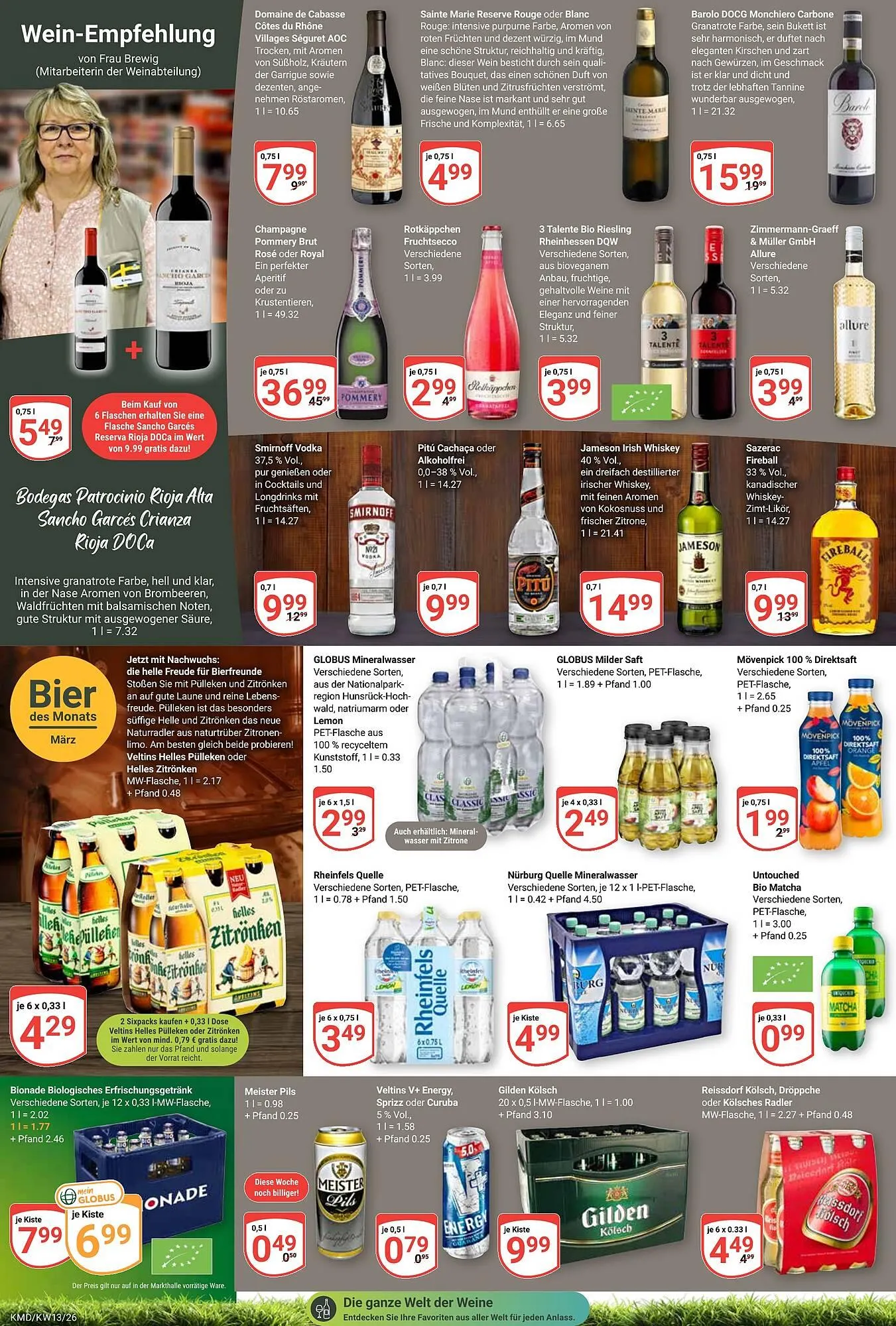 Globus Prospekt von 23. März bis 28. März 2026 - Prospekt seite 16