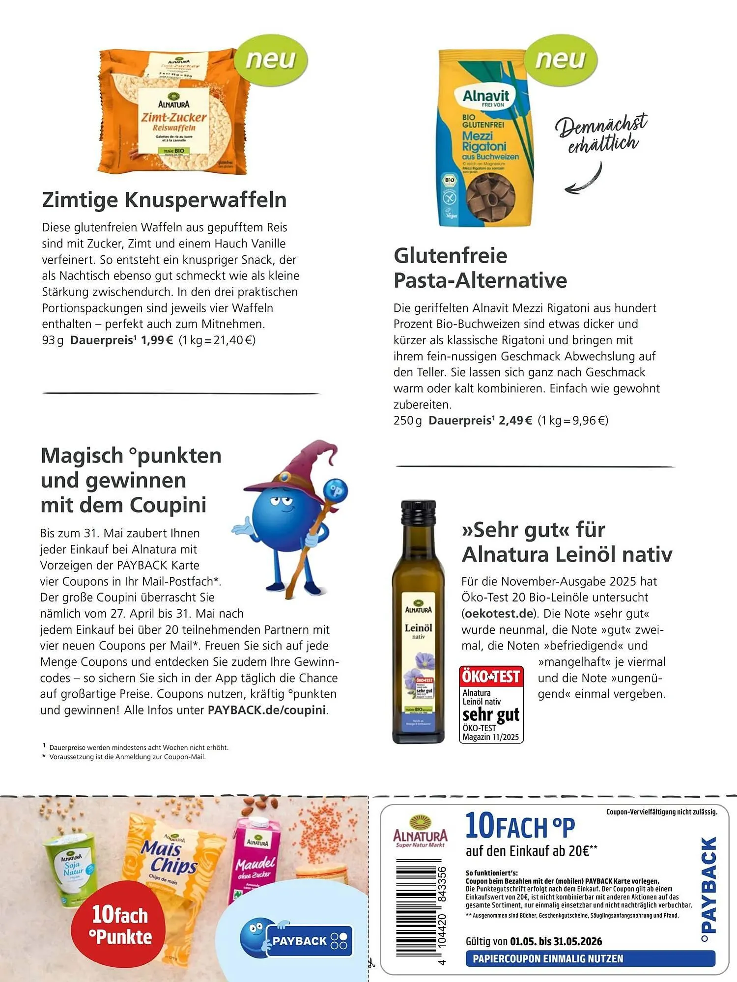 Alnatura Magazin von 1. Mai bis 1. Juni 2026 - Prospekt seite 7