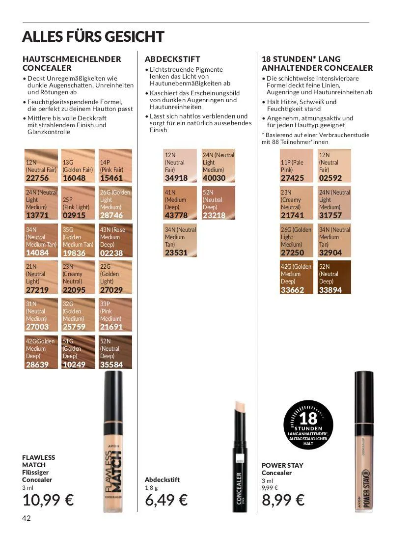 Avon Aktueller Prospekt von 19. März bis 2. April 2025 - Prospekt seite 42